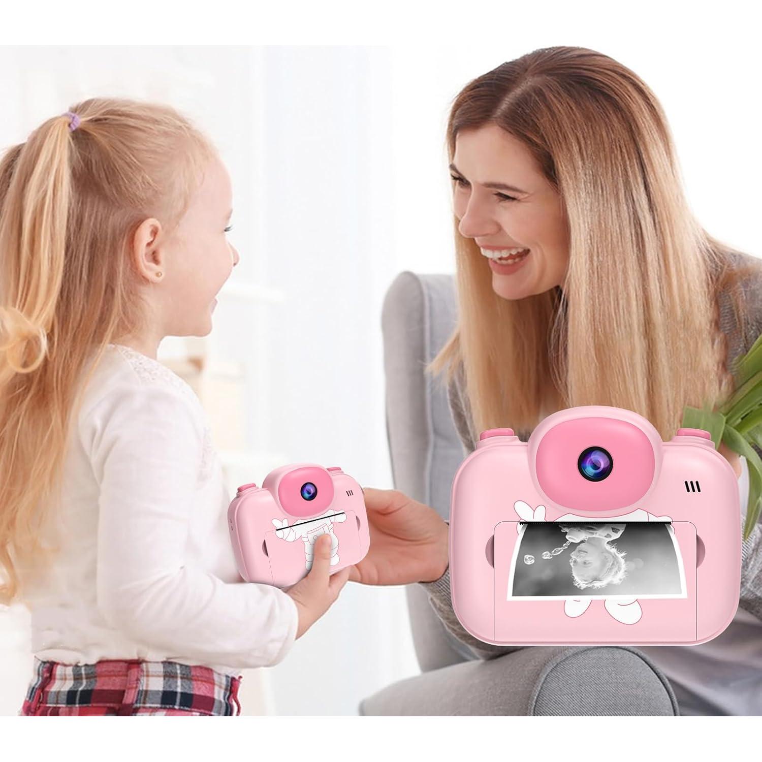 Cámara Instantánea YosaToo KC9 Rosa 3.5" para Niños