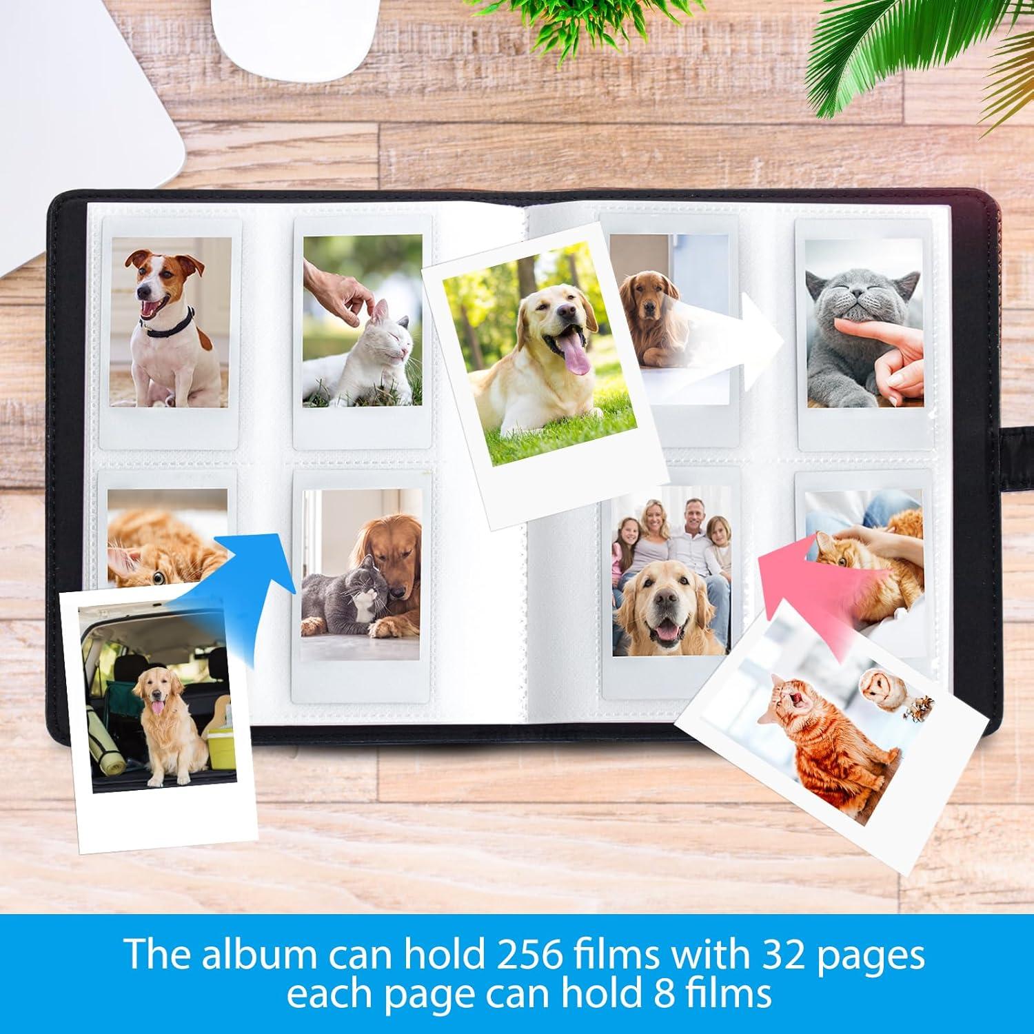 Álbum de Fotos Mini Hearoo 128 Bolsillos Negro para Instax