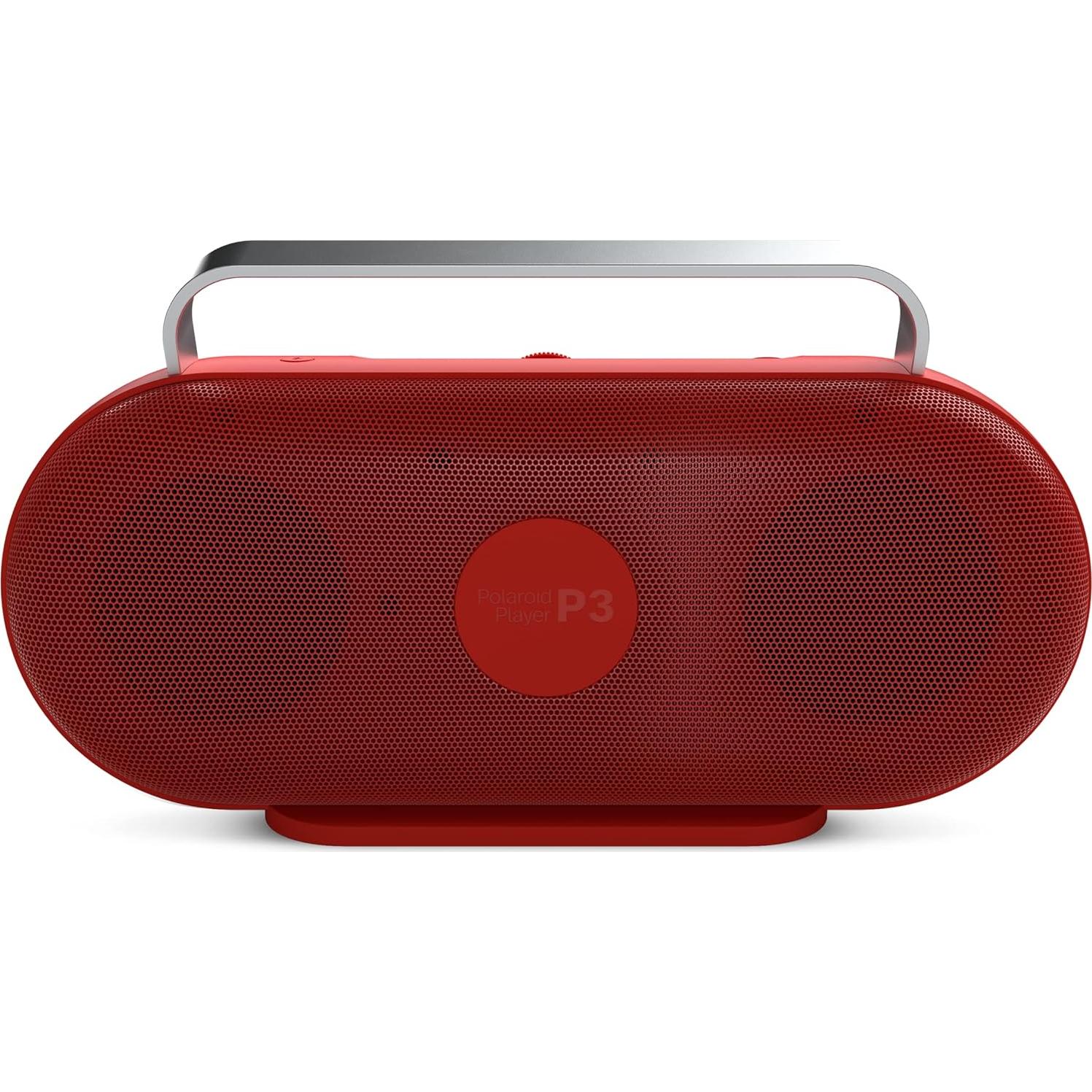 Altavoz Bluetooth Polaroid P3 Inalámbrico Retro 15h Rojo