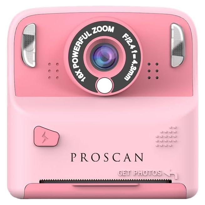 Cámara Digital Instantánea para Niños Proscan Elite Rosa