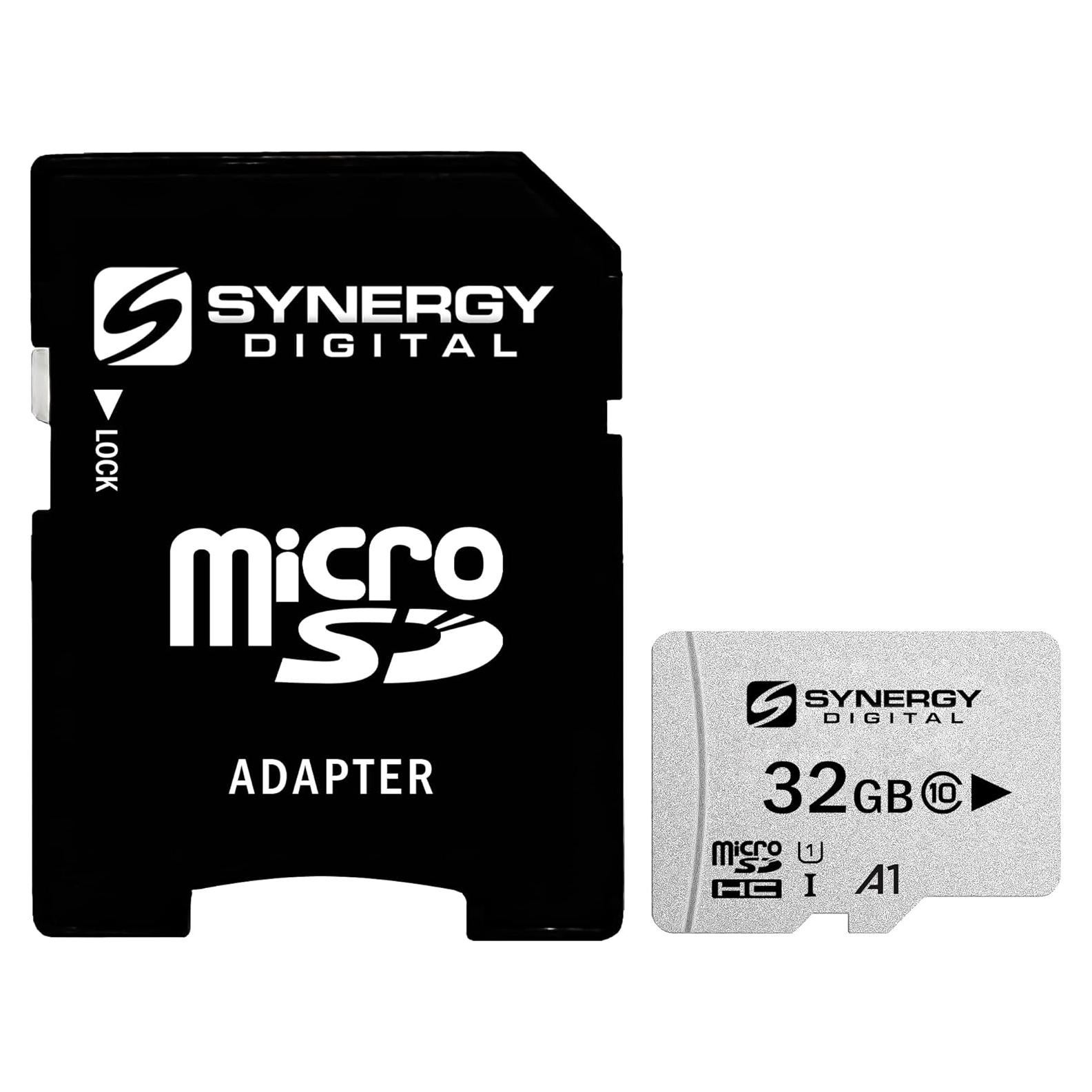 Tarjeta de Memoria microSDHC 32GB Synergy con Adaptador SD