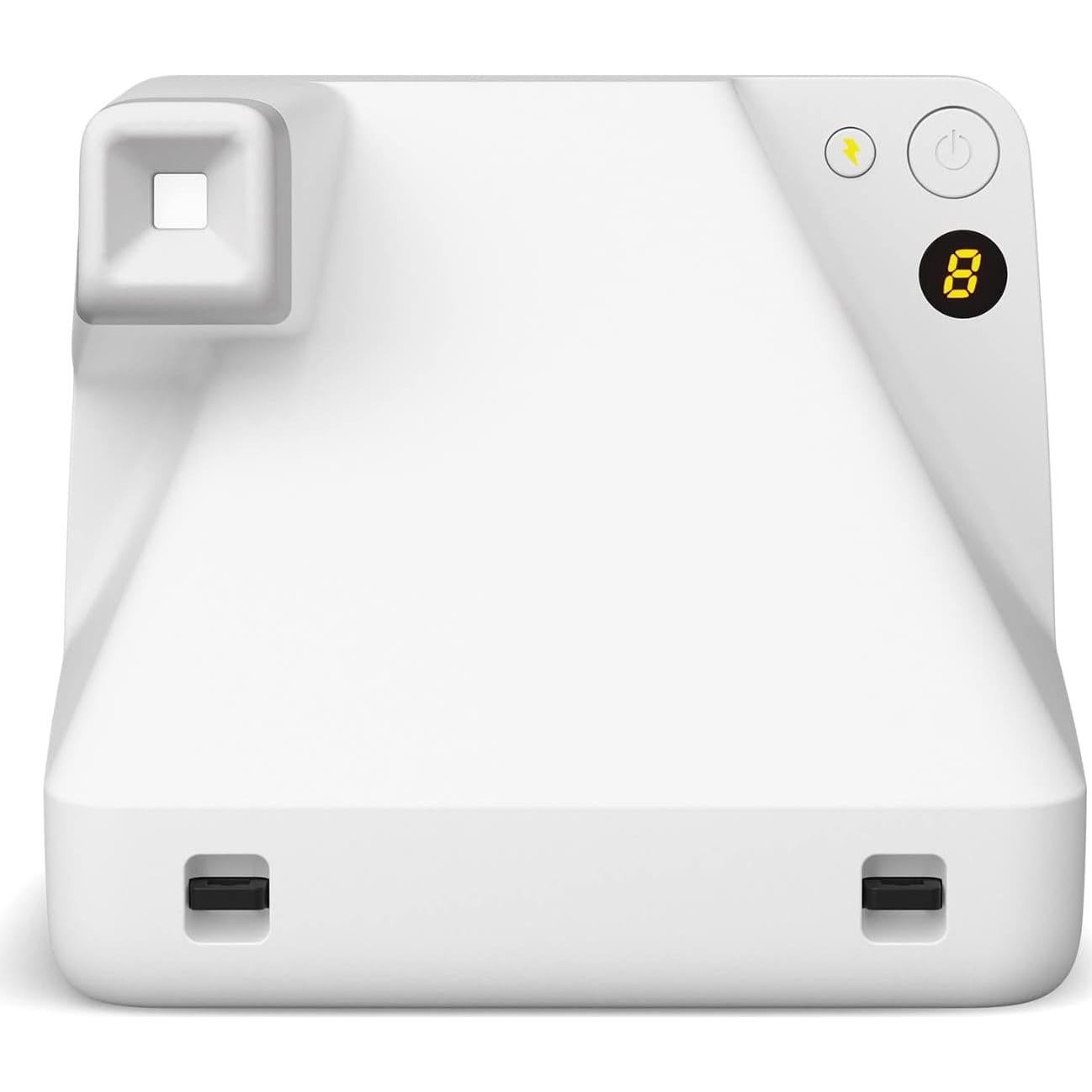 Cámara Instantánea Polaroid Now 2da Generación Blanca + Película B&W