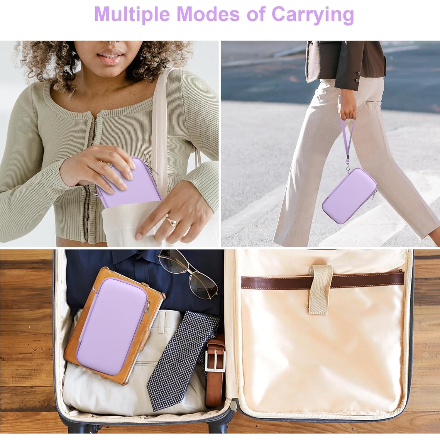 Funda Canboc Morada para Polaroid Hi-Print 2da Generación