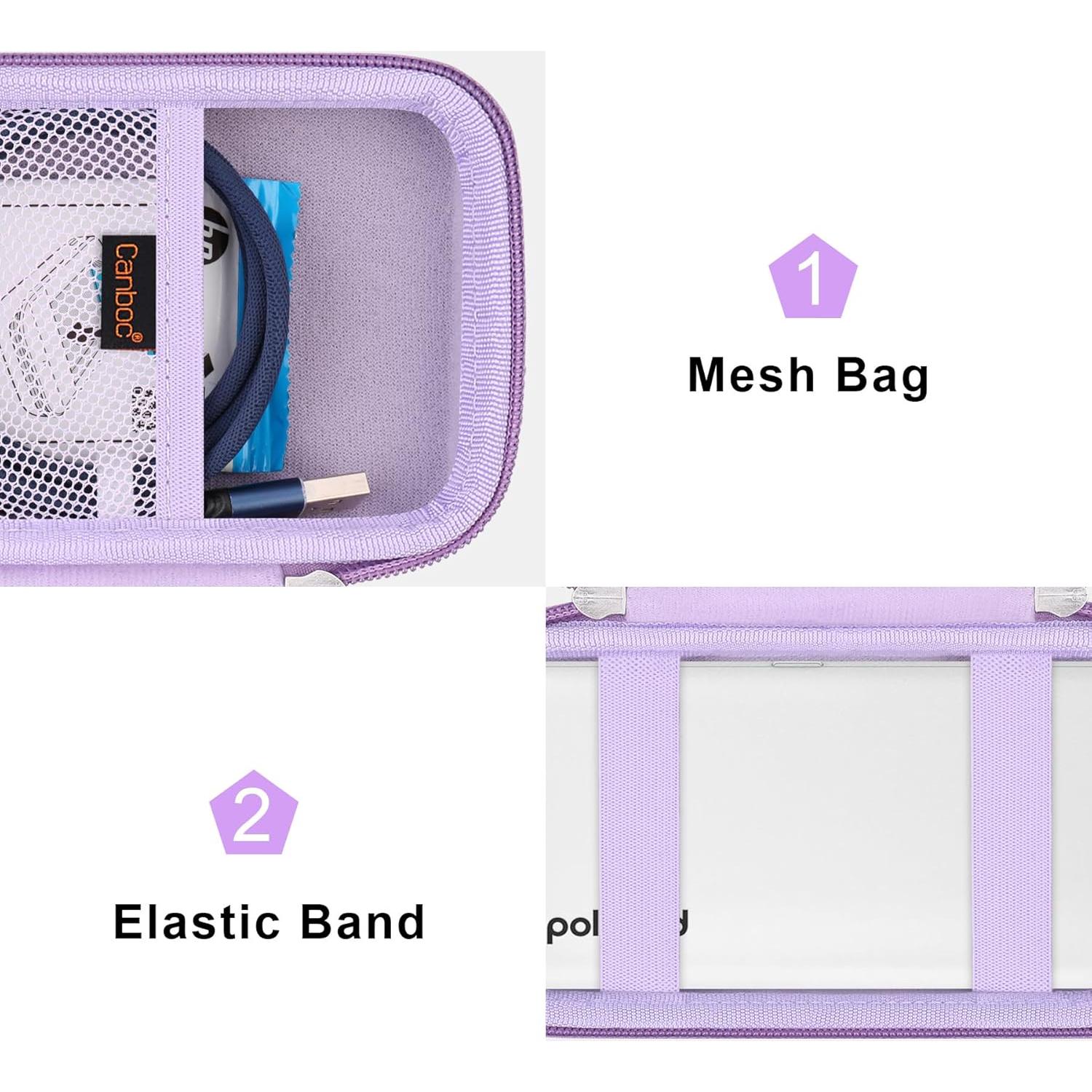 Funda Canboc Morada para Polaroid Hi-Print 2da Generación