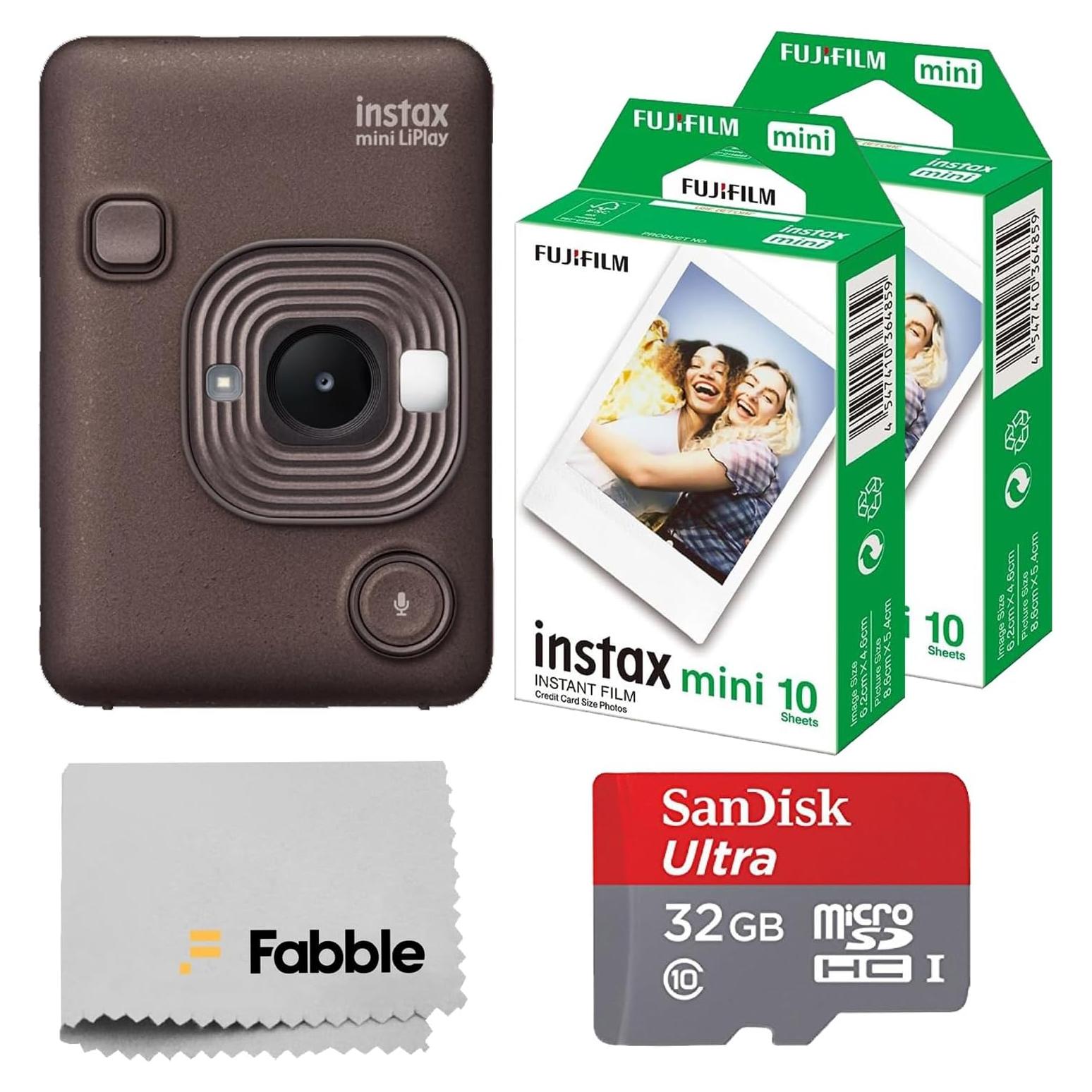 Cámara Instantánea Híbrida Fujifilm INSTAX Mini LiPlay Bronce