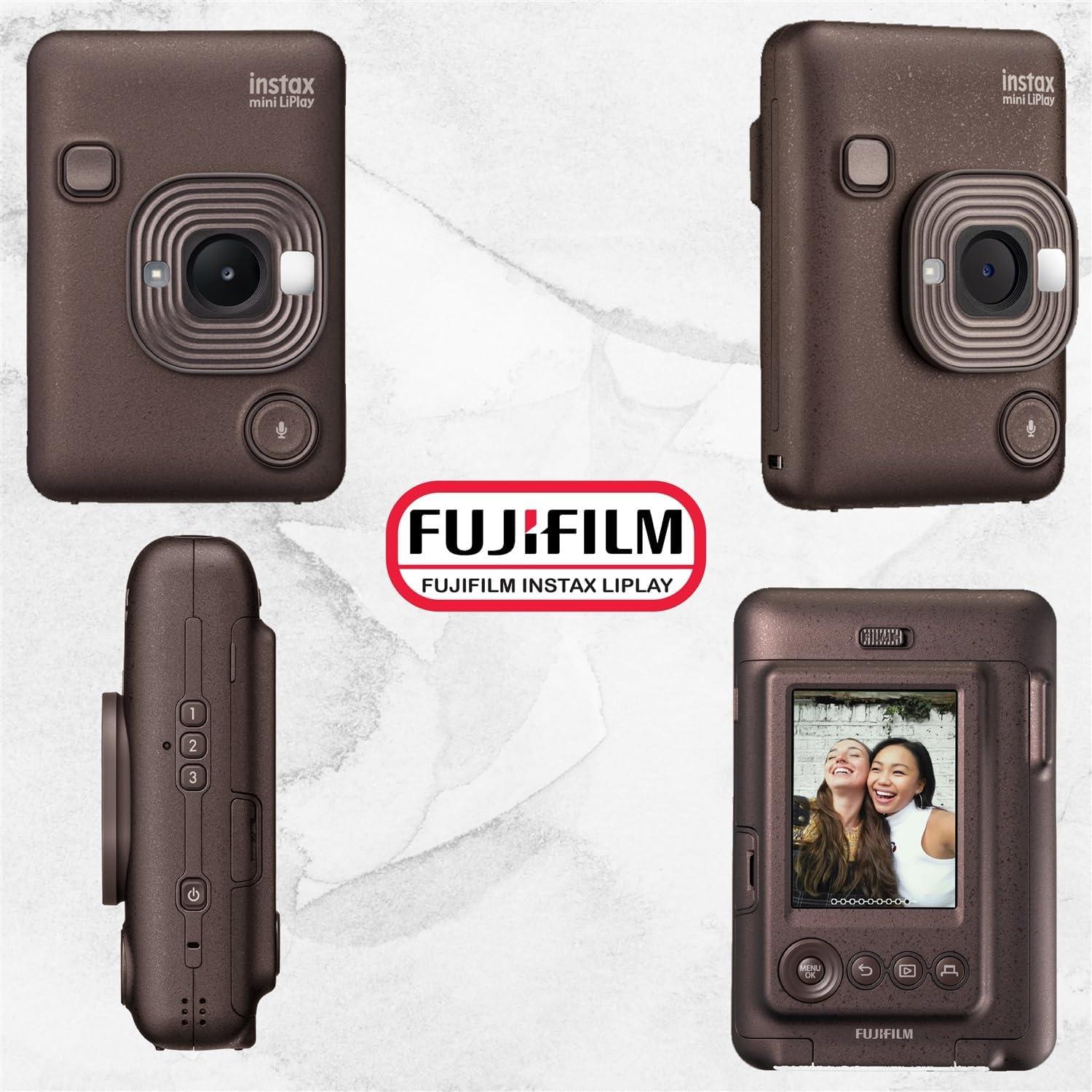Cámara Instantánea Híbrida Fujifilm INSTAX Mini LiPlay Bronce
