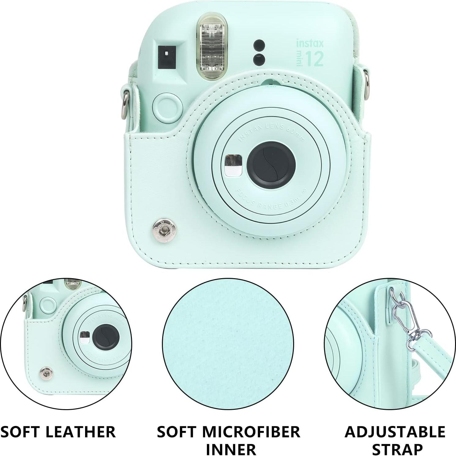 Funda Protectora Fujifilm Instax Mini 12 Verde Menta