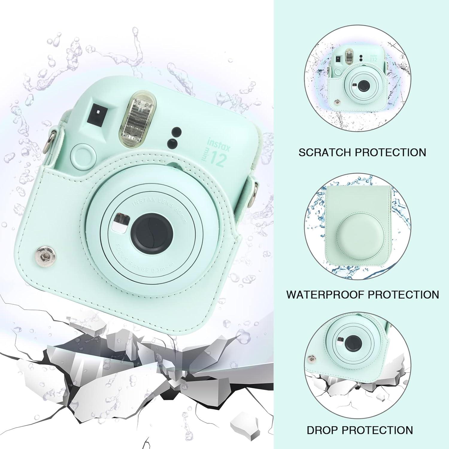 Funda Protectora Fujifilm Instax Mini 12 Verde Menta