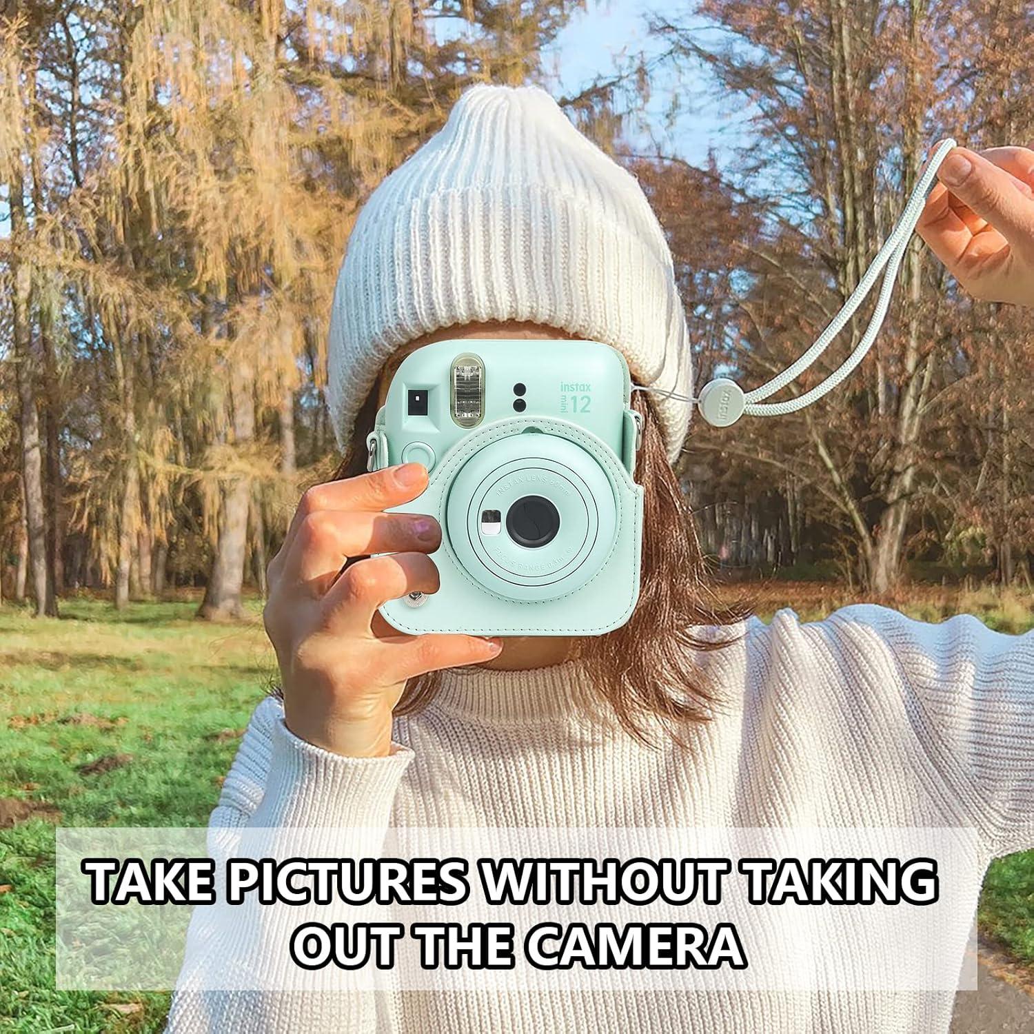 Funda Protectora Fujifilm Instax Mini 12 Verde Menta