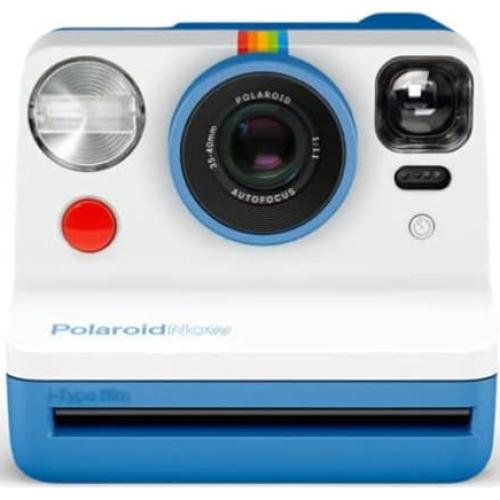 Cámara Instantánea Polaroid Originals Now i-Type Azul con Películas
