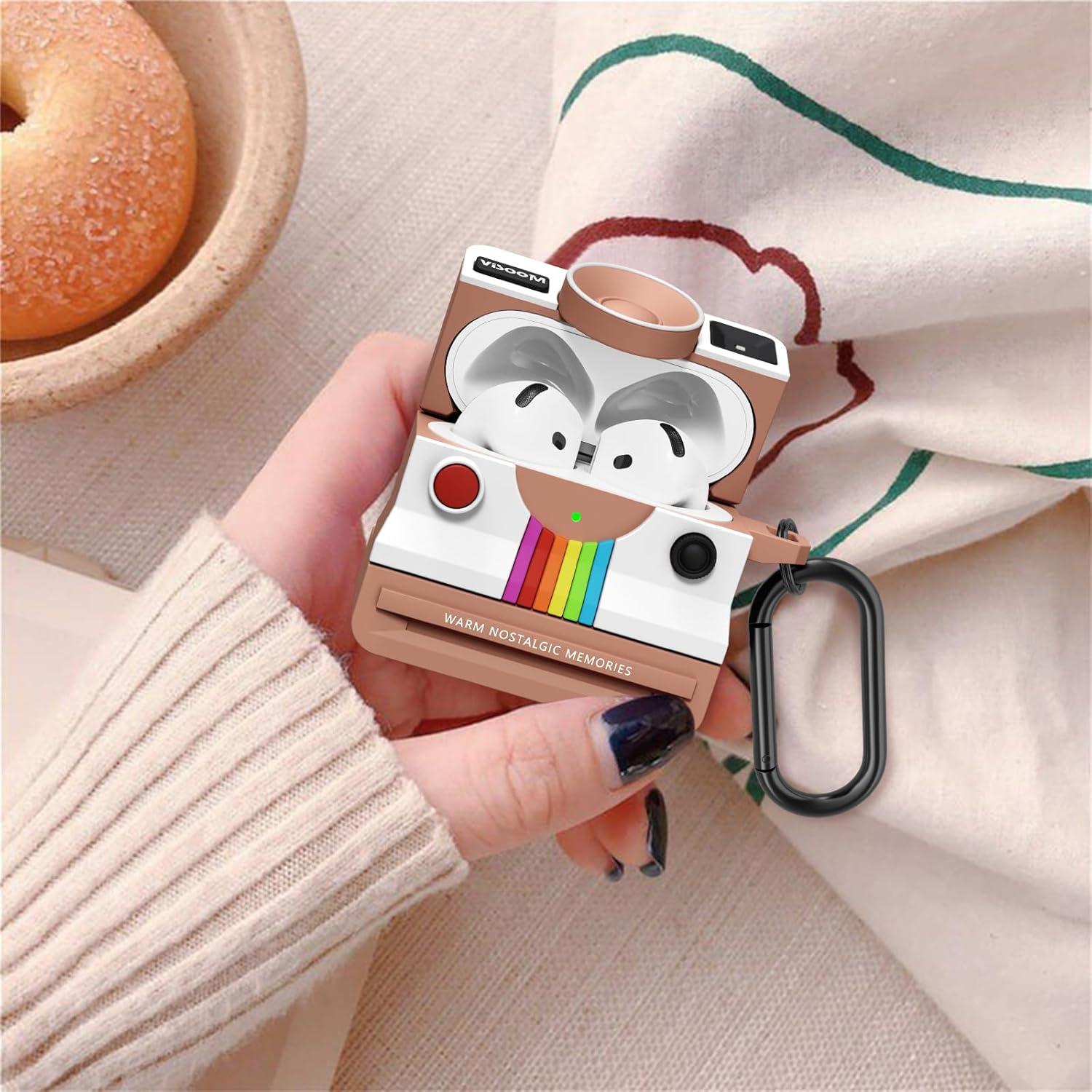 Funda Retro VISOOM para AirPods 4ta Generación - Polaroid