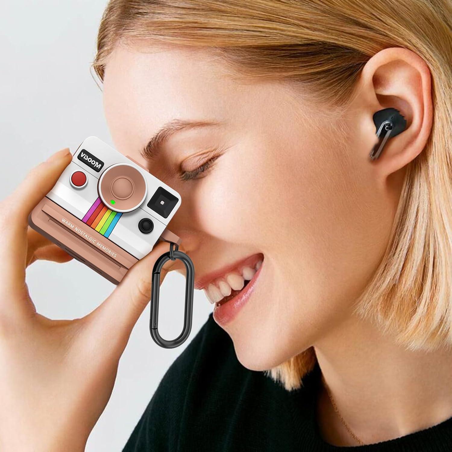 Funda Retro VISOOM para AirPods 4ta Generación - Polaroid