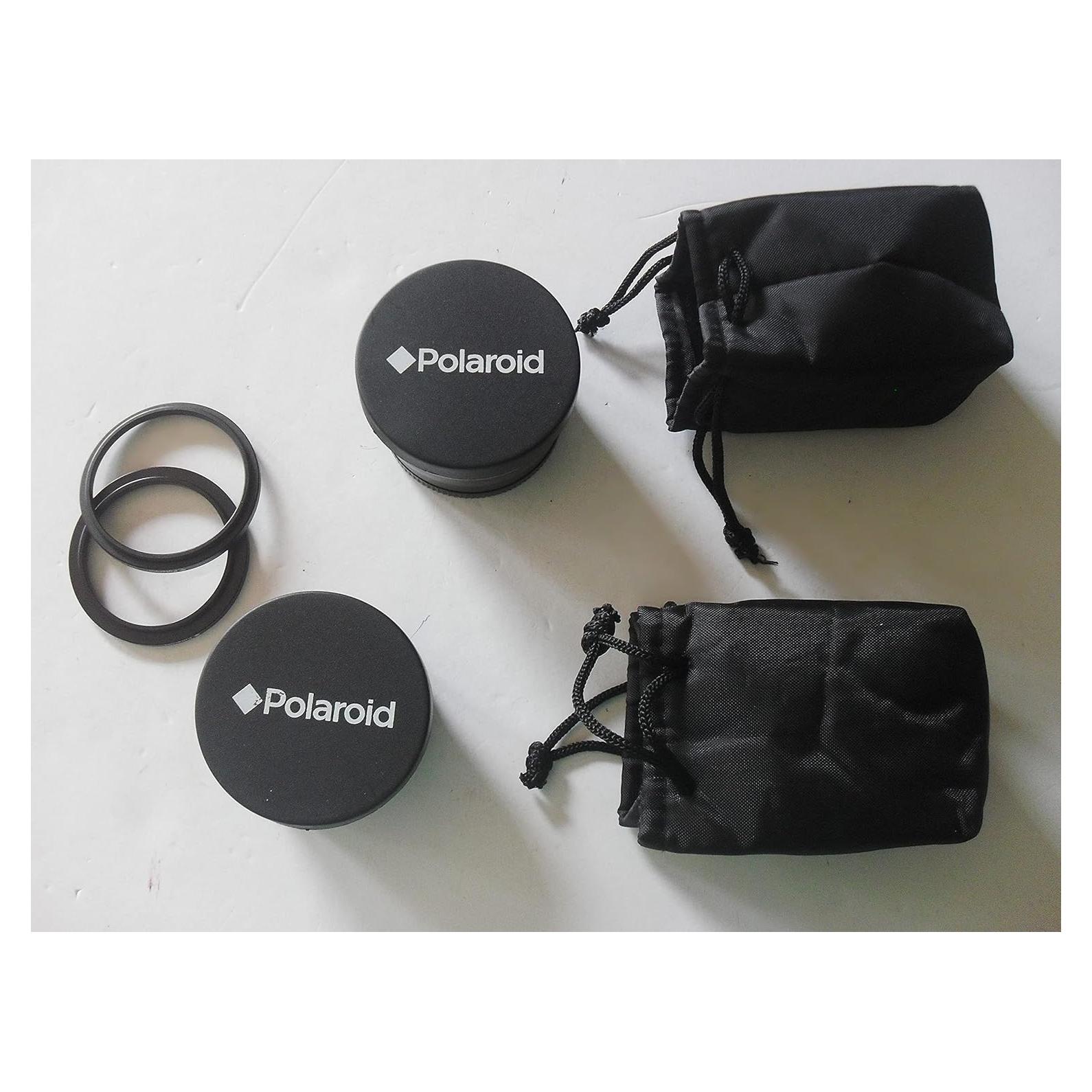 Kit de Lentes Polaroid Gran Angular HD 0.43x y Telefoto 2.2x