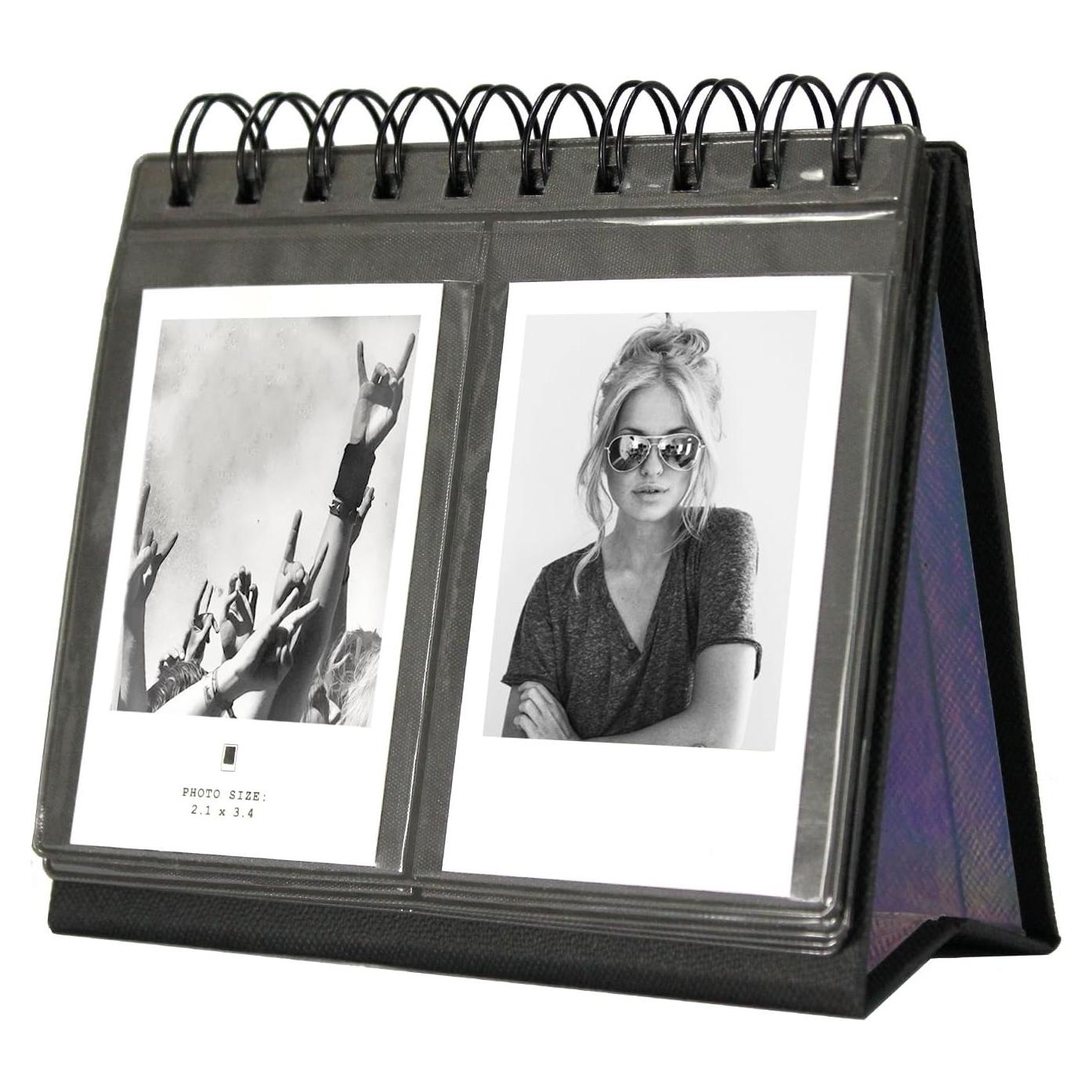 Álbum de Fotos Mini Amazing Works Negro 68 Bolsillos 17 Páginas