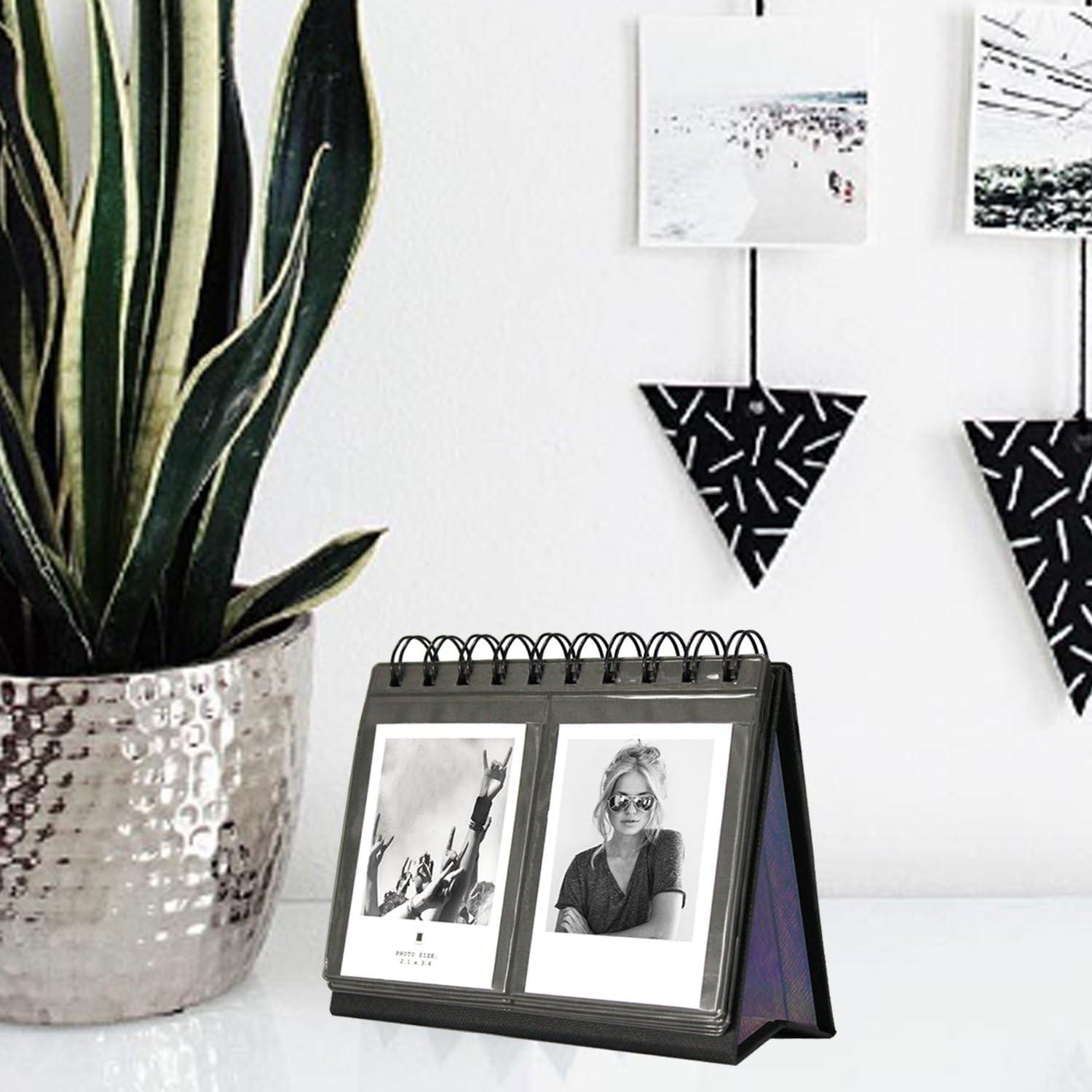 Álbum de Fotos Mini Amazing Works Negro 68 Bolsillos 17 Páginas