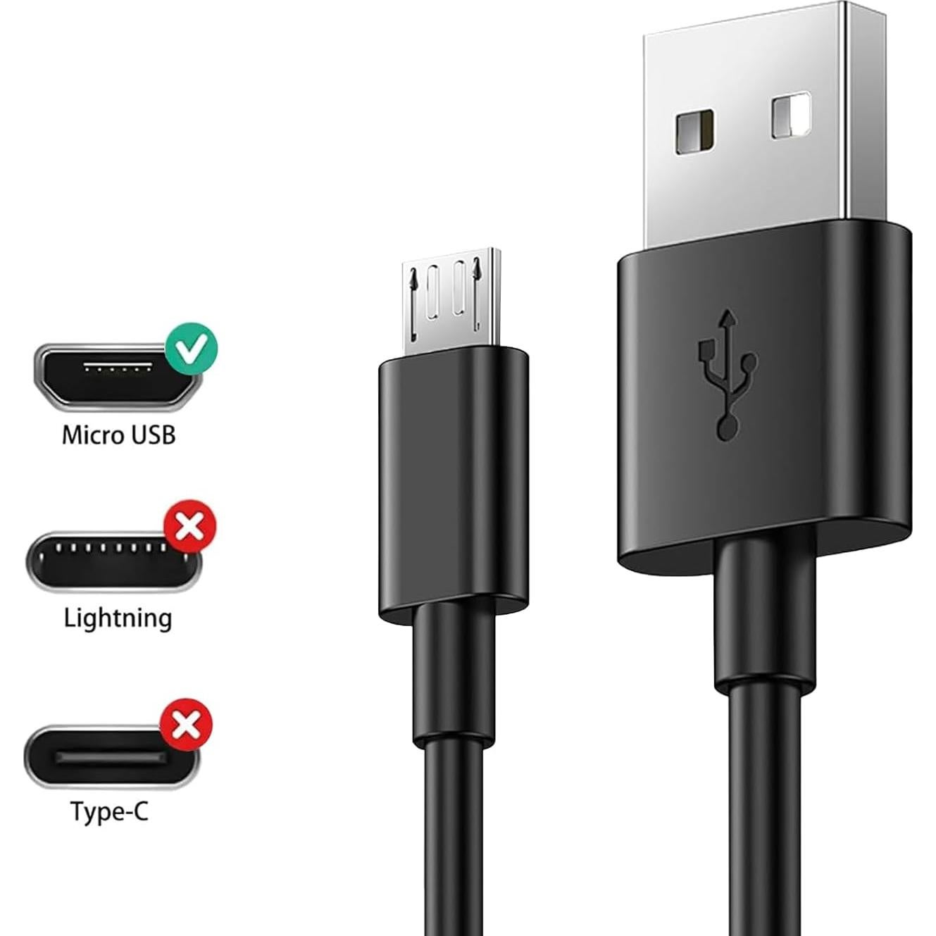 Cable de Carga Micro USB 3m NSGWKZD para Impresoras Portátiles