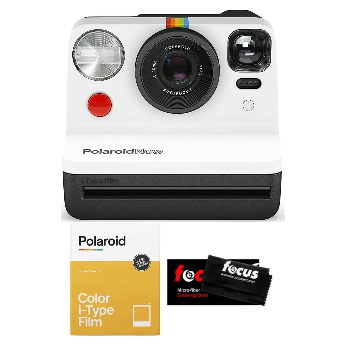 Cámara Instantánea Polaroid Originals Now i-Type Blanco y Negro