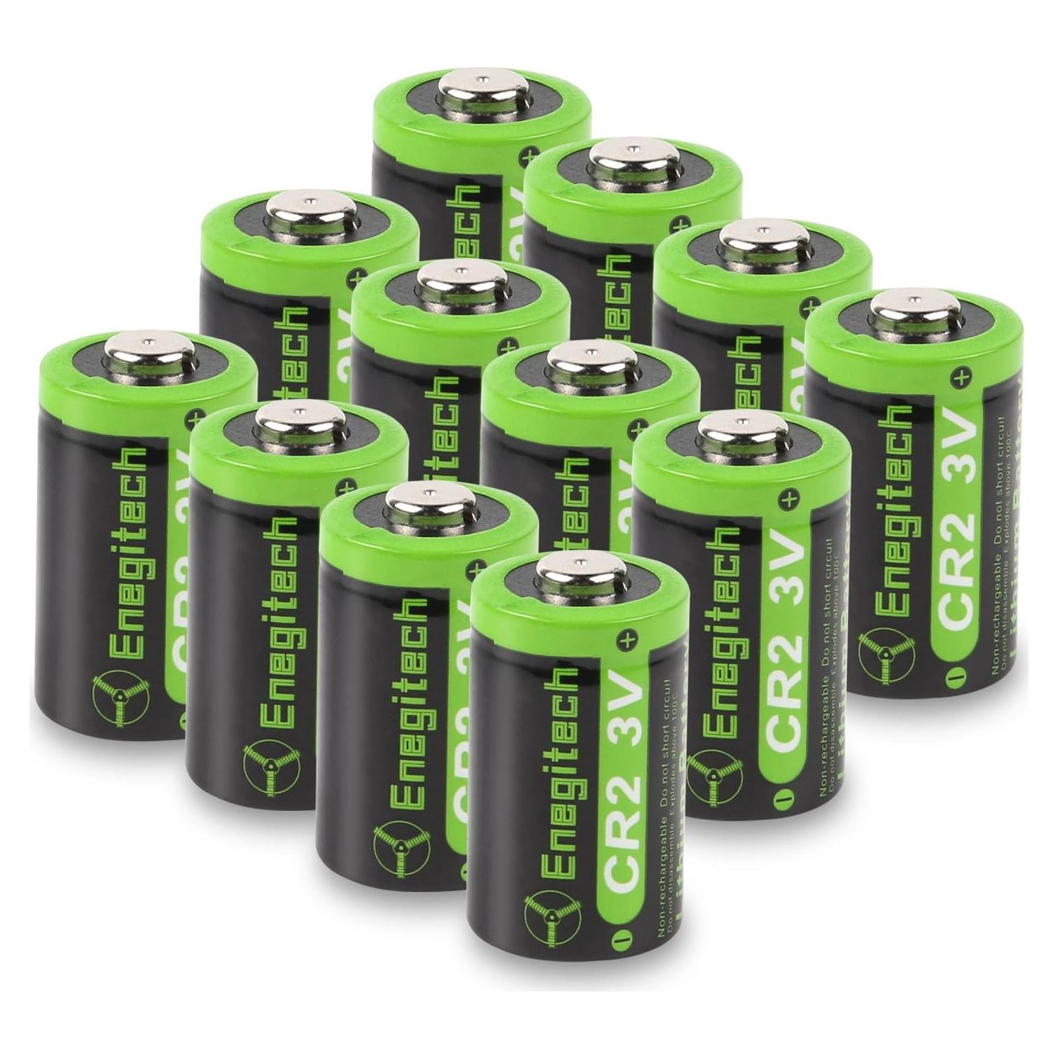 CR2 3V Lithium Battery, CR15H270 1000mAh for Golf Rangefinder Nest Temperature Sensor Instax Mini Camera/Polaroid Camera Non-Rechargeable (CR2 12 Pack)