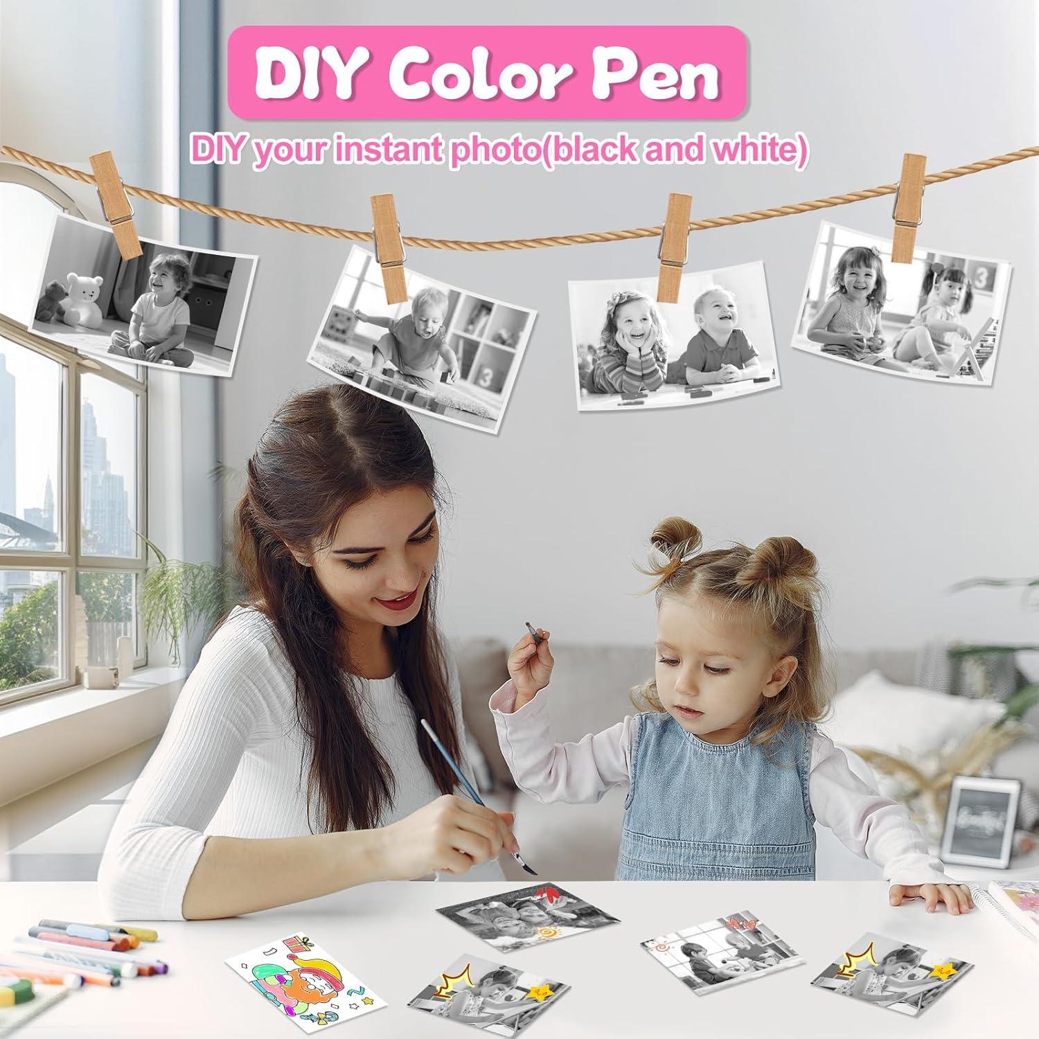 Cámara Instantánea Kaktin para Niños HD 1080p con Tarjeta 32GB