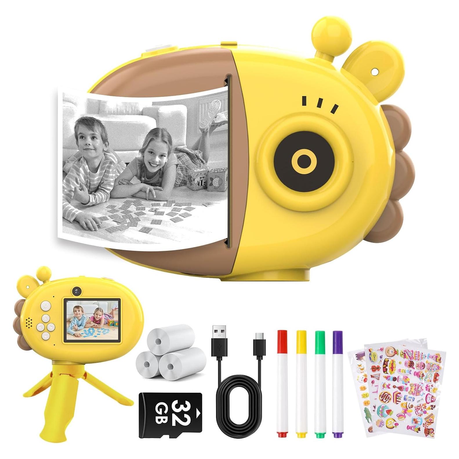 Cámara Instantánea Dirphy K16 para Niños 3-12 Años 1080P