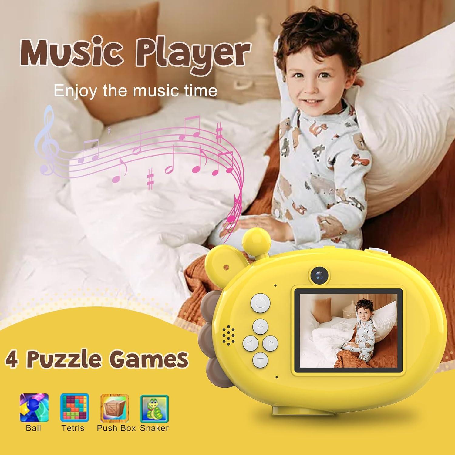 Cámara Instantánea Dirphy K16 para Niños 3-12 Años 1080P