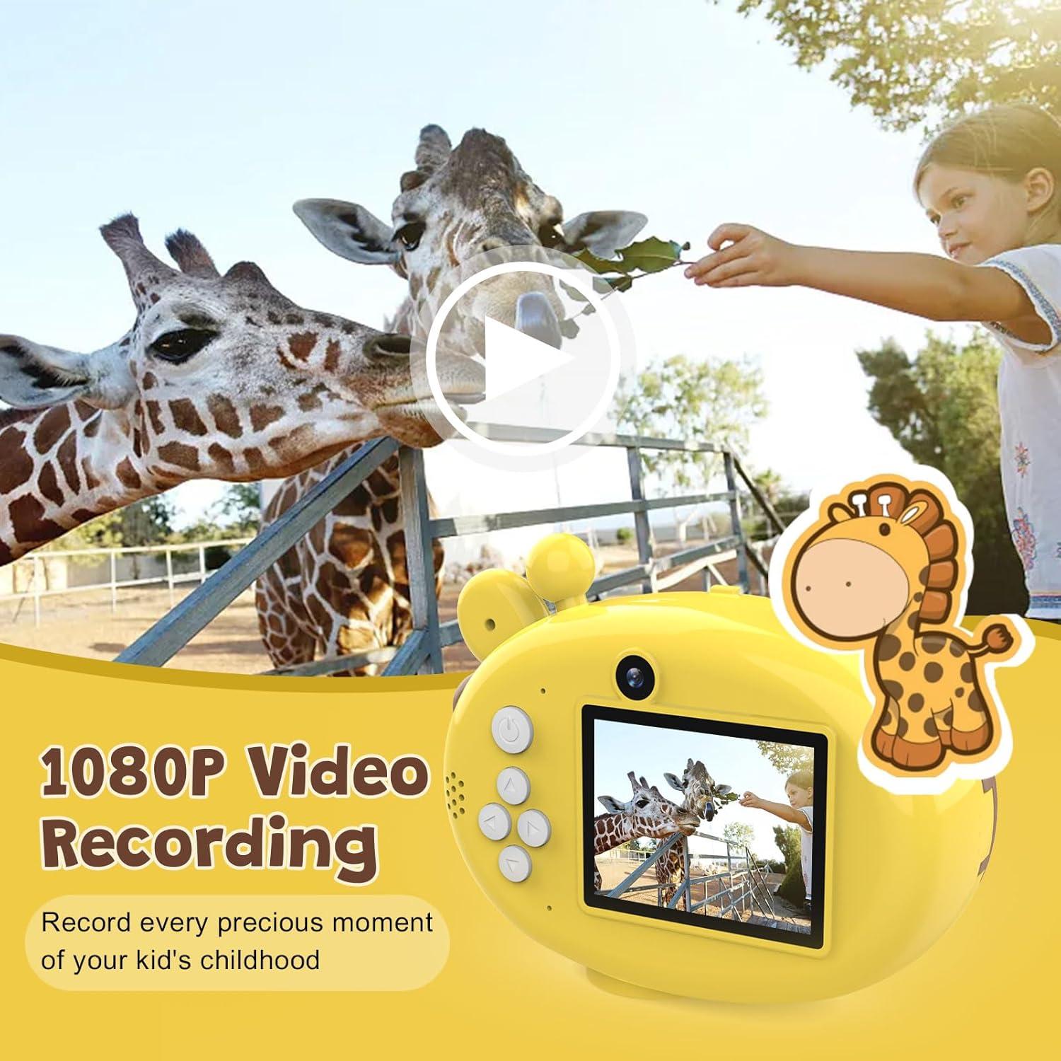 Cámara Instantánea Dirphy K16 para Niños 3-12 Años 1080P