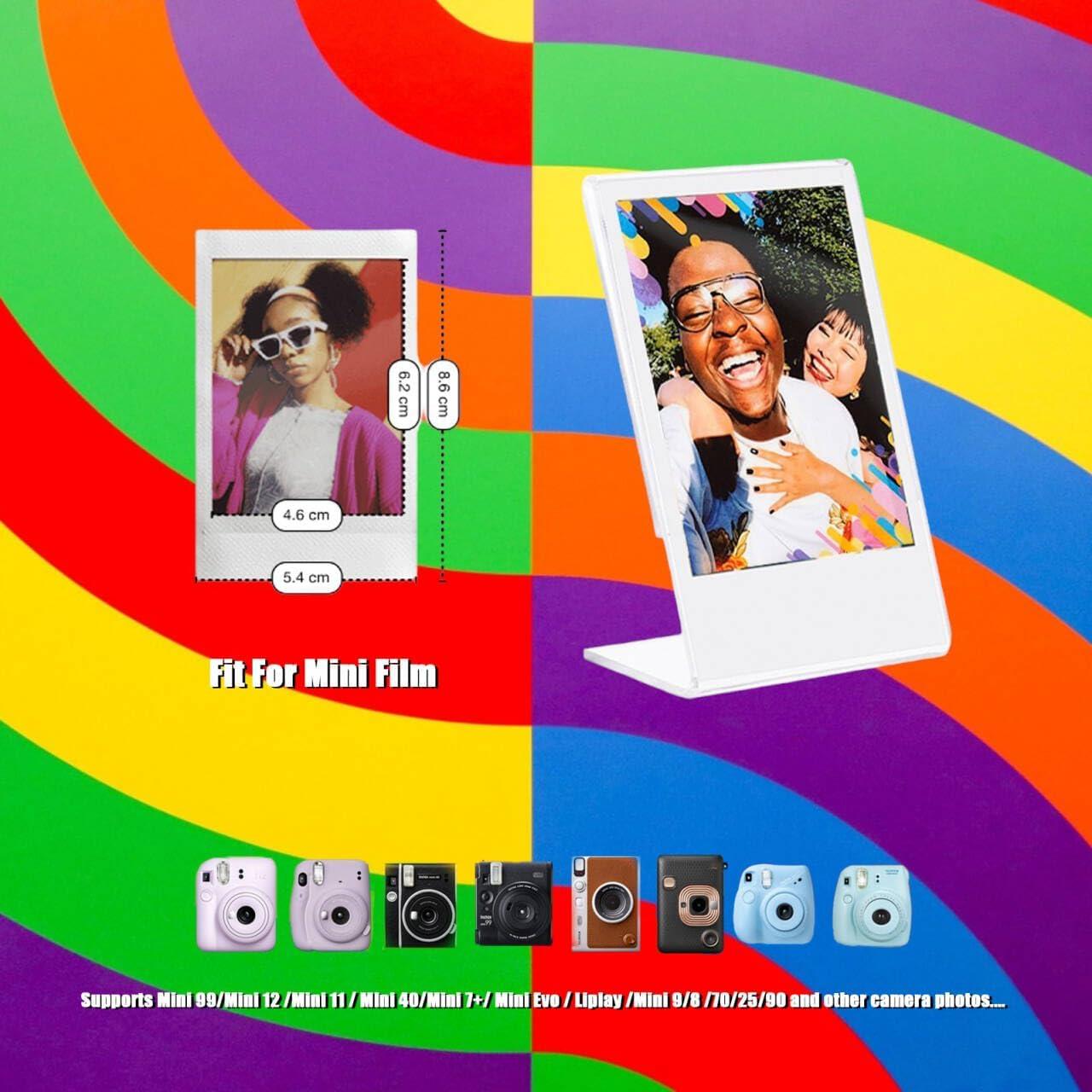 Soporte para Marco de Fotos Ngaantyun Oro Rosa 9x5.6 cm