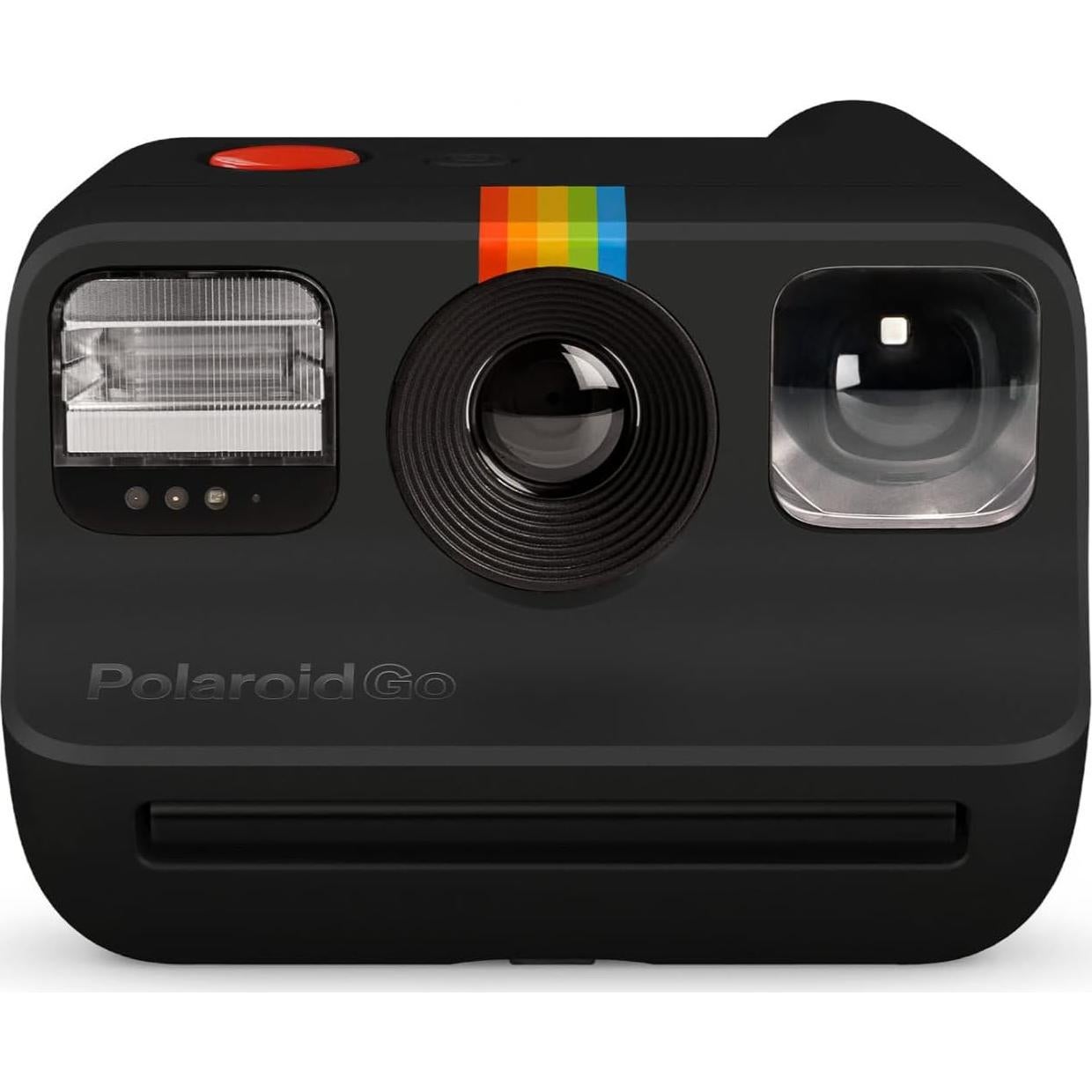 Cámara Instantánea Polaroid Go Negra + Película Doble + Kit