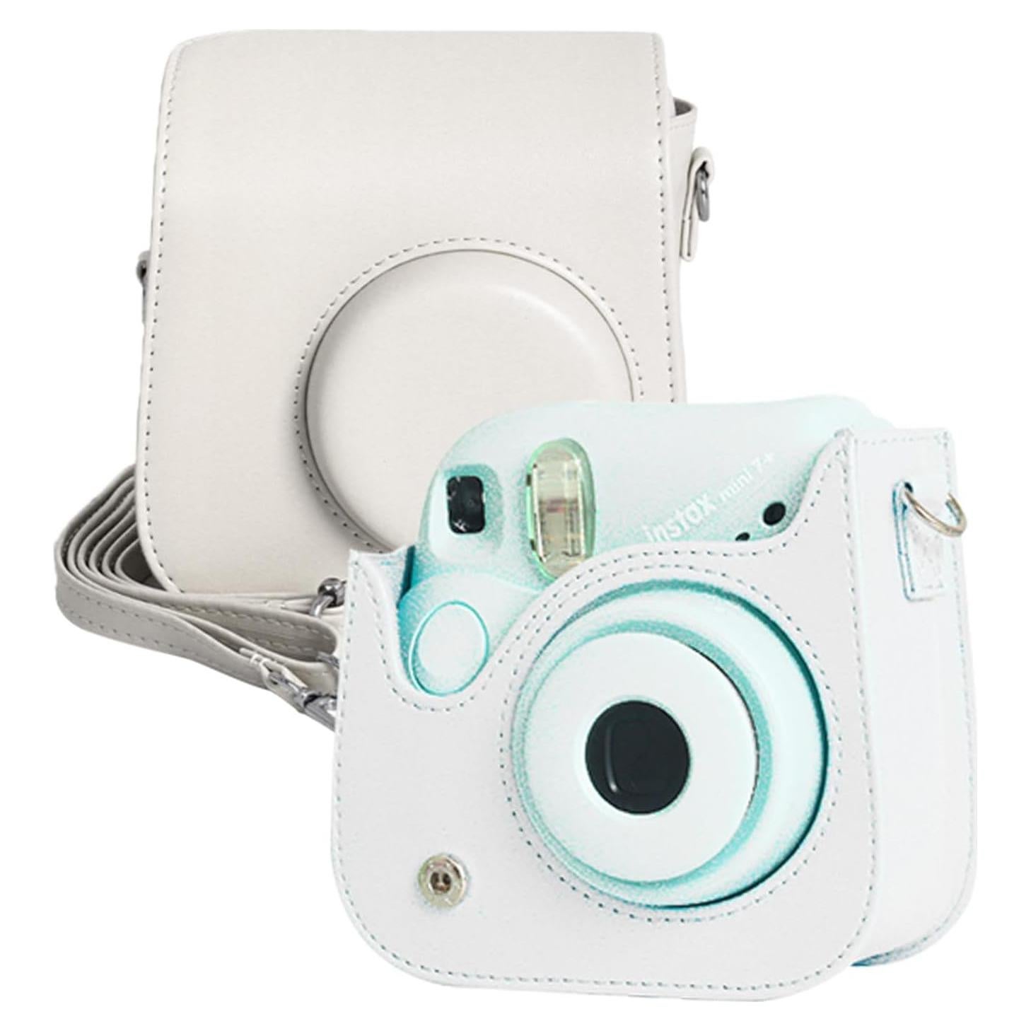 Funda de cámara Polaroid mini SE con bandolera gris