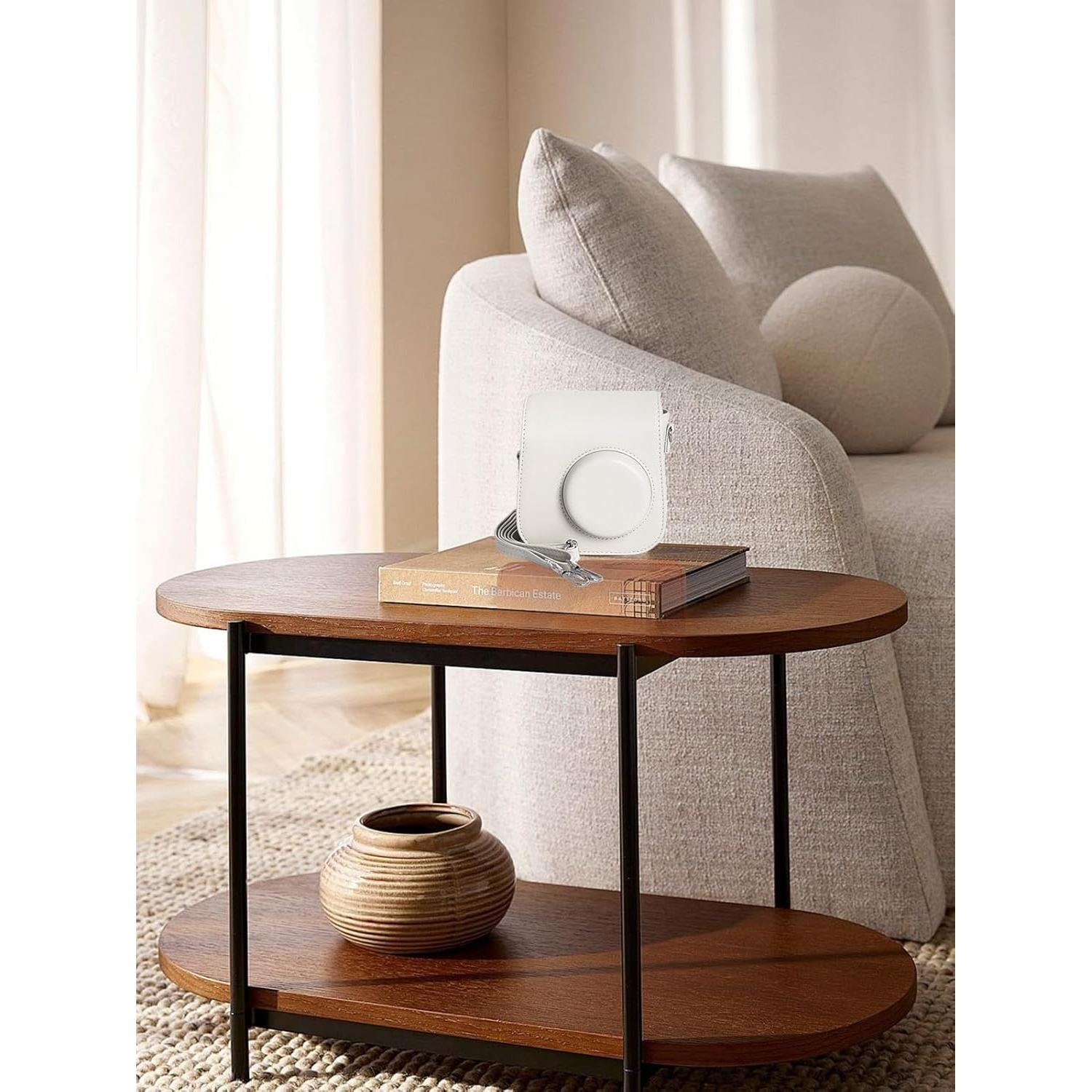 Funda de cámara Polaroid mini SE con bandolera gris