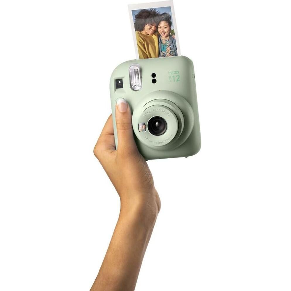 Cámara Instantánea Fujifilm Instax Mini 12 Verde Menta + 20 Hojas