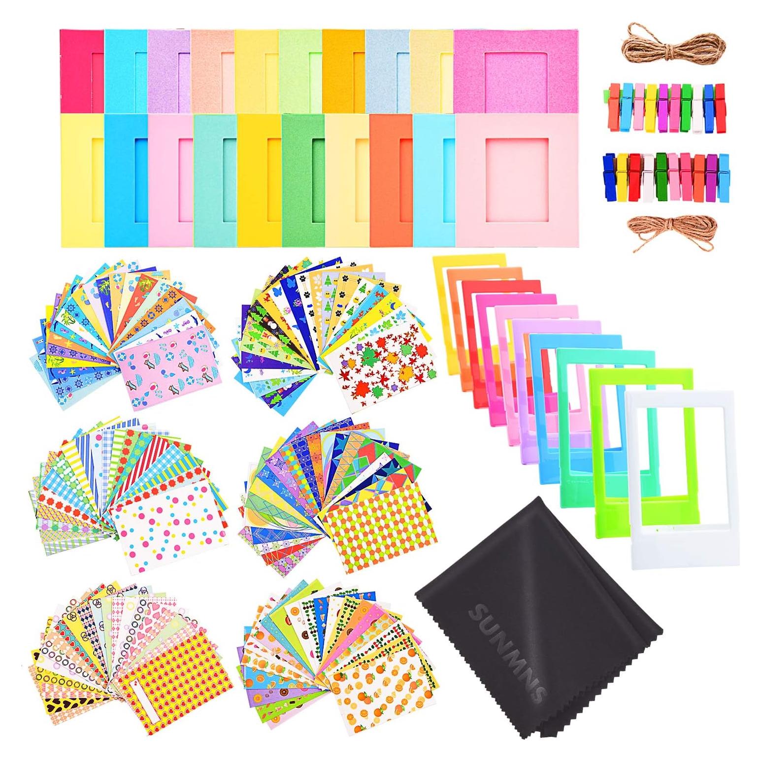 Juego de Accesorios Coloridos para Cámara Instax Mini 12 11 9 8