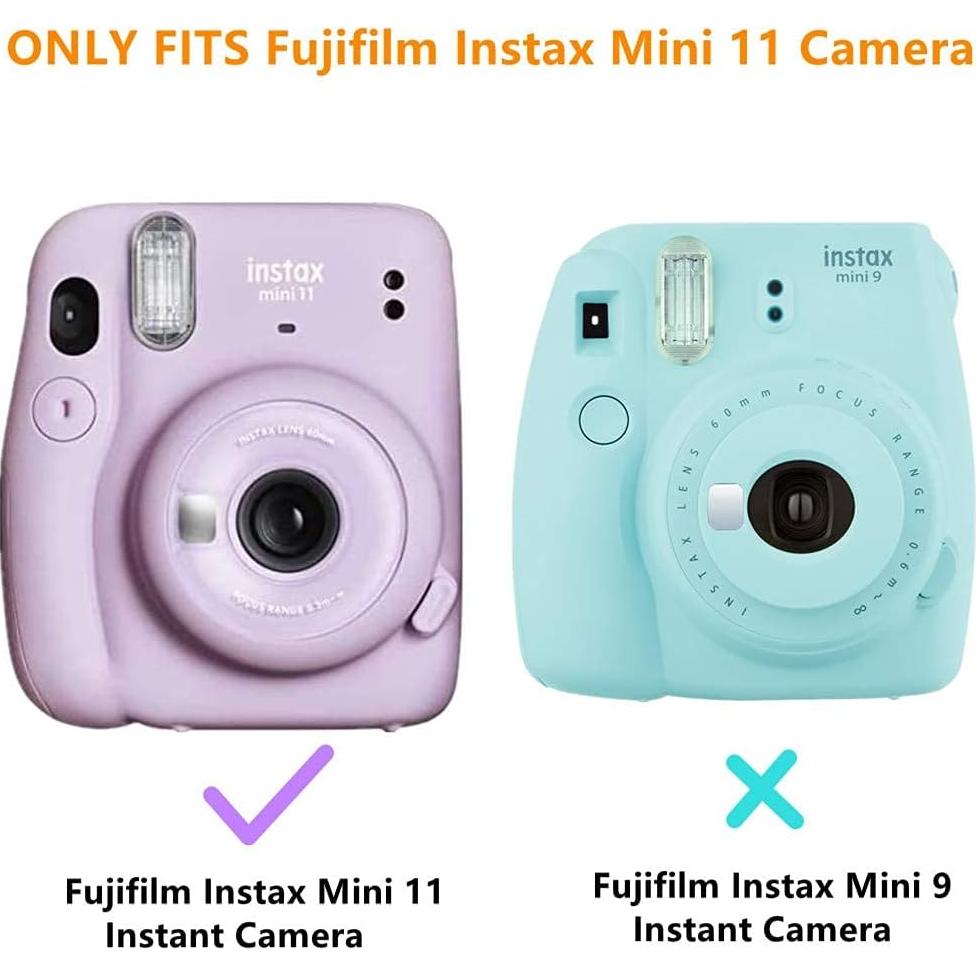 Funda Transparente para Cámara Fujifilm Instax Mini 11 con Correa