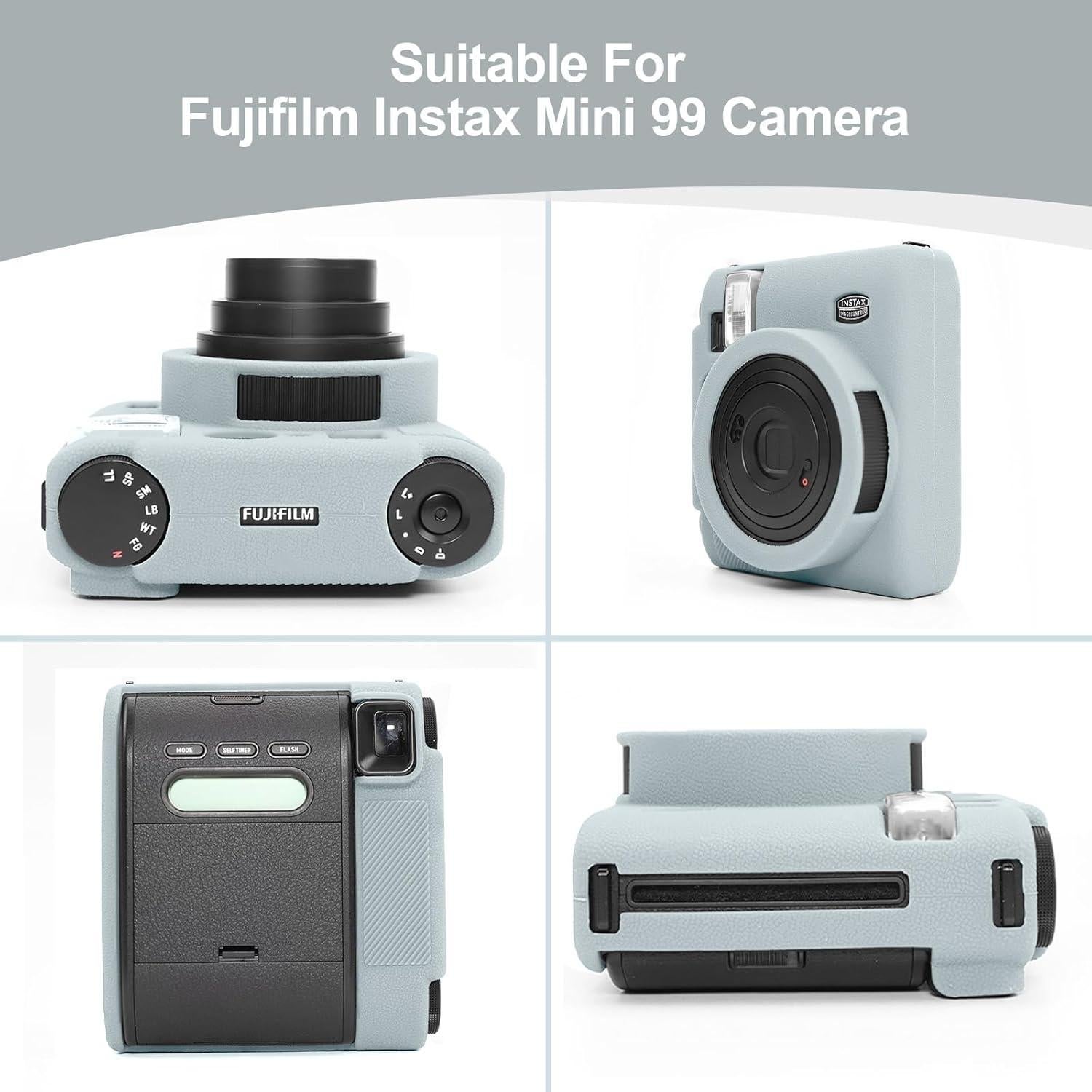 Funda de cámara Easy Hood para Fujifilm Instax Mini 99 - Silicona Gris