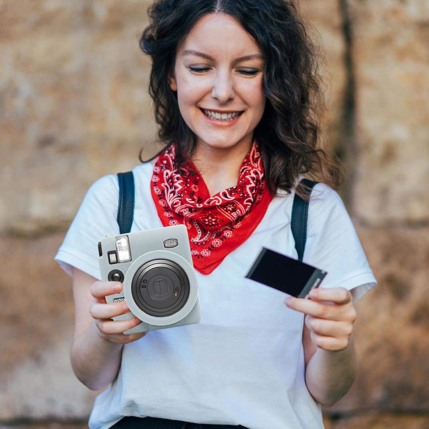 Funda de cámara Easy Hood para Fujifilm Instax Mini 99 - Silicona Gris