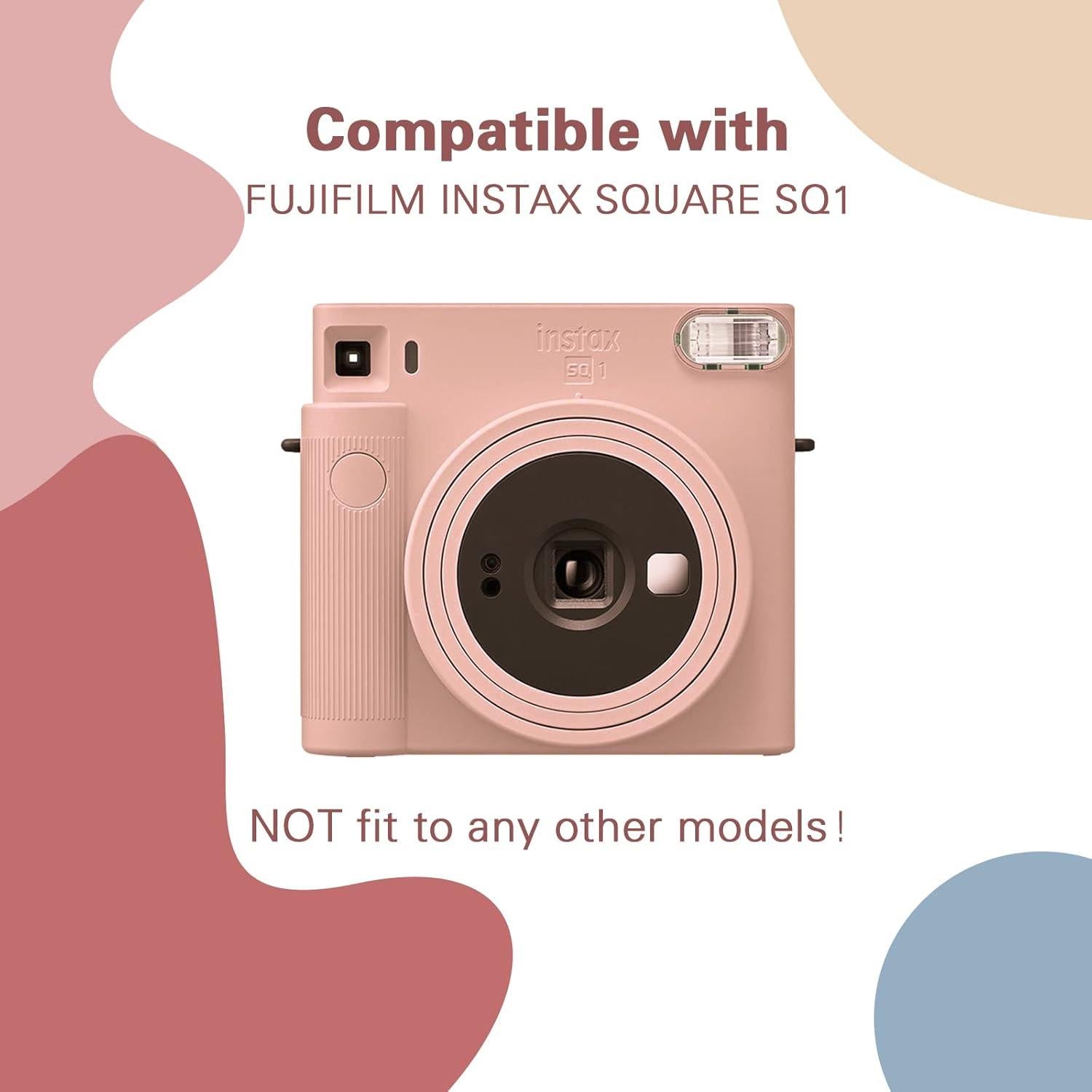 Funda Protectora Fujifilm Instax Square SQ1 con Correa Naranja