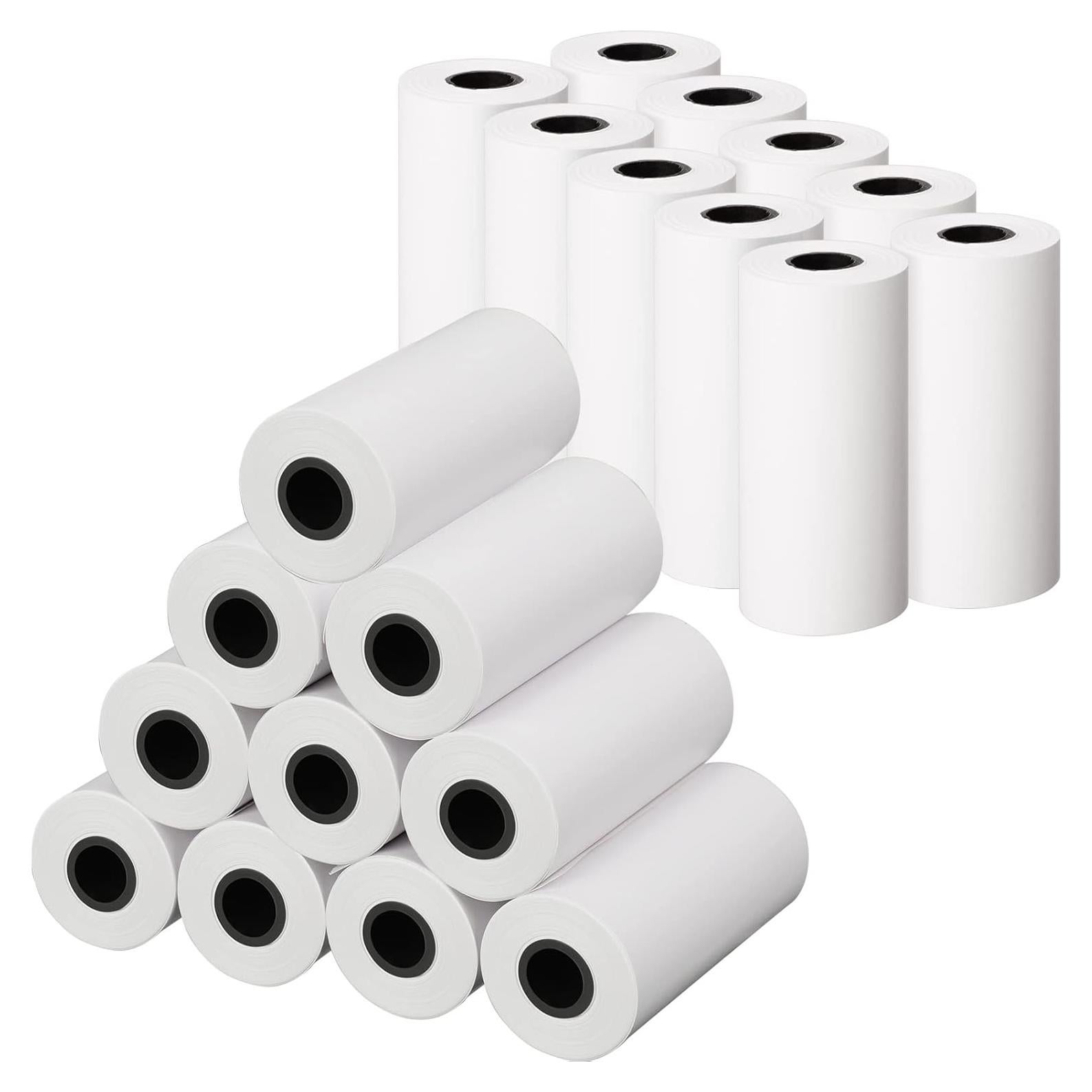 20 Rollos de Papel Térmico Fotográfico Gersoniel 57x30mm