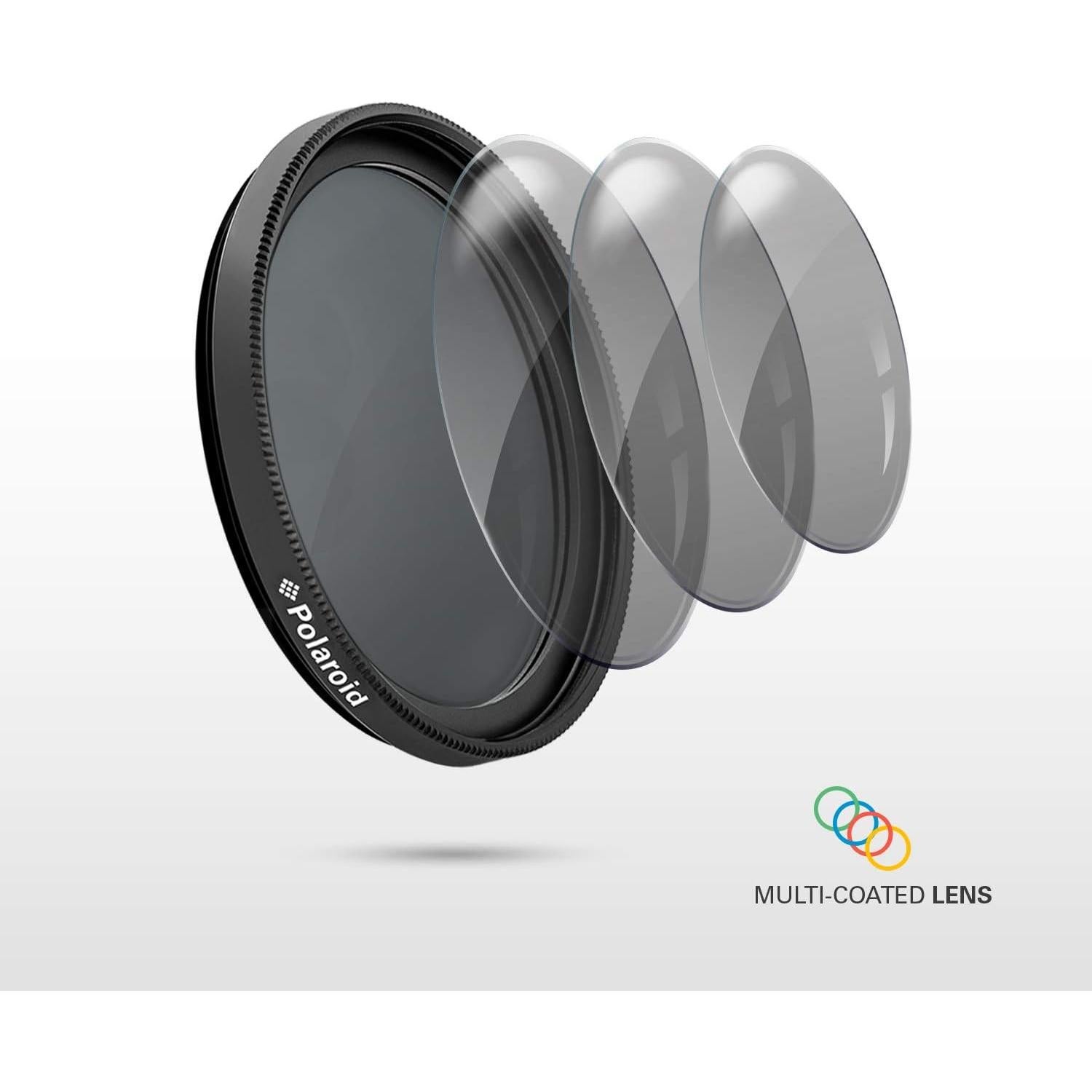 Filtro de Densidad Neutra Polaroid 67mm ND 0.6 para Cámaras