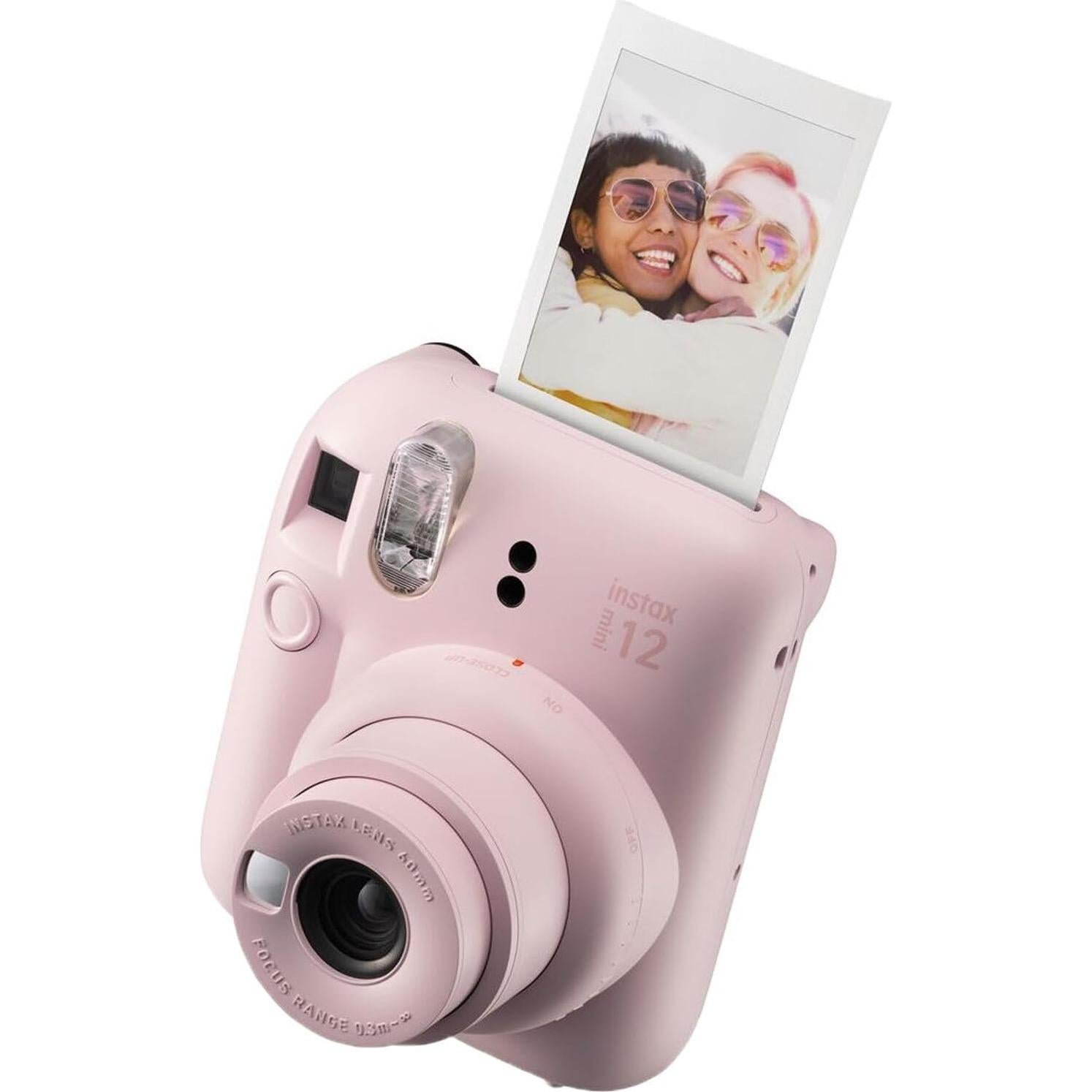 Cámara Instantánea Fujifilm Instax Mini 12 Rosa + 20 Hojas