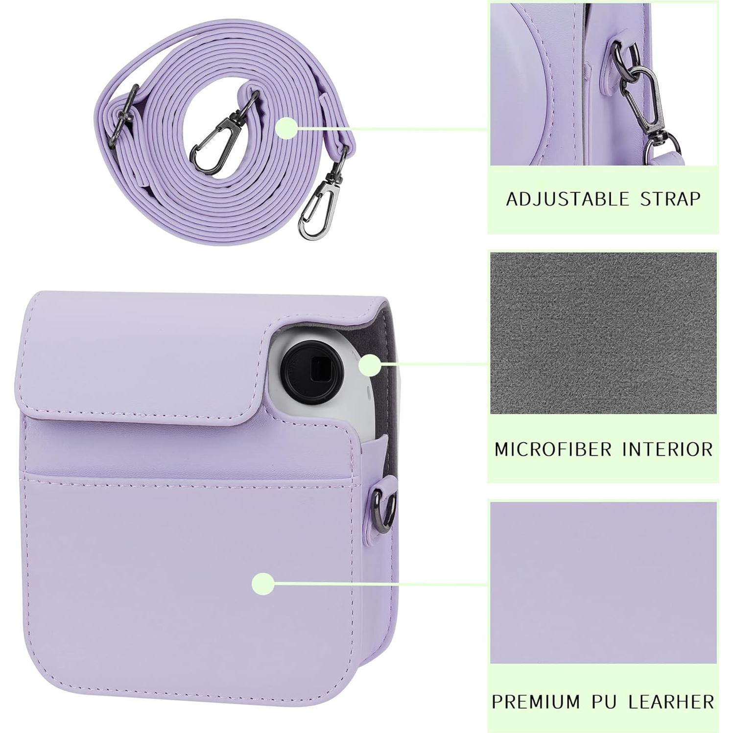 Funda de cámara Blummy para Instax Mini 12 - Púrpura