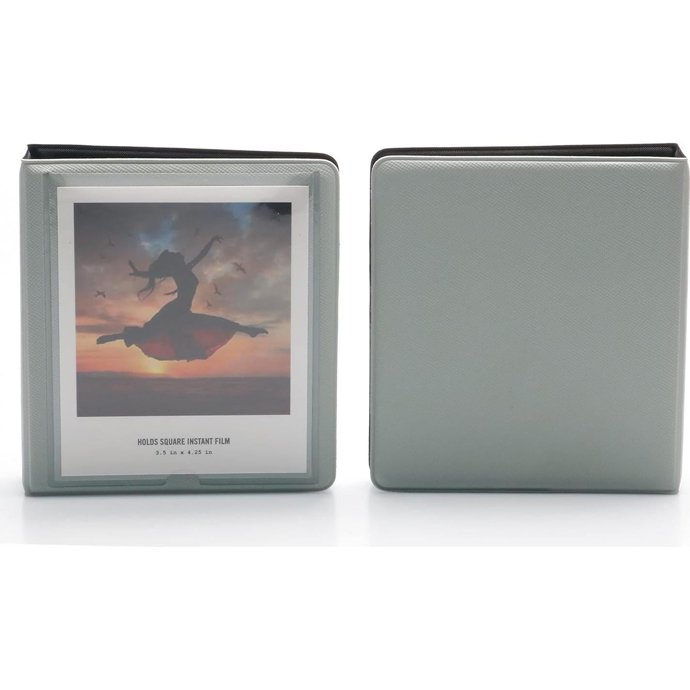 Paquete de 2 Álbumes de Fotos EKEDAC Rosa y Gris PVC 32 Fotos