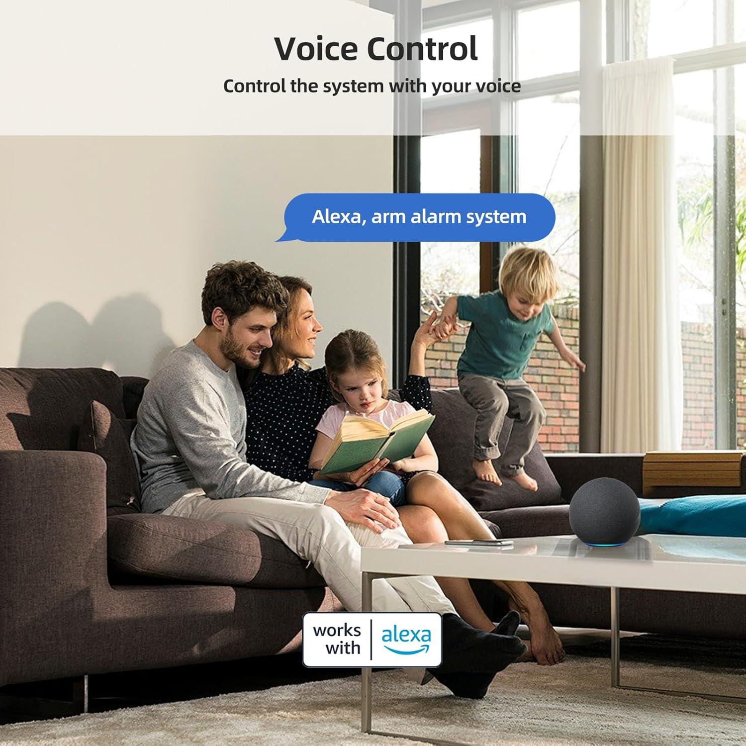Sistema de Alarma Inalámbrico GRSICO 9 Piezas con App