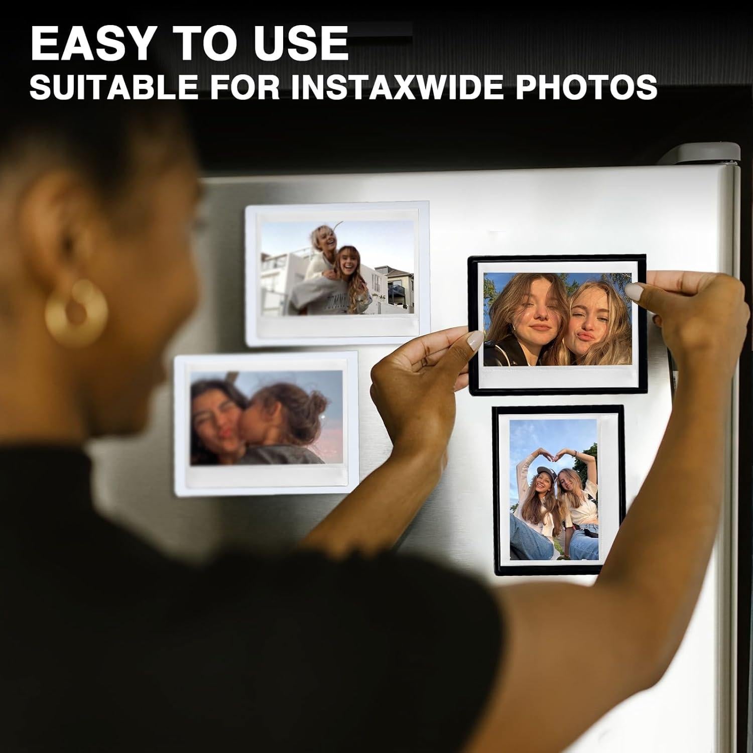 Funda de Cuero PU para Cámara Fujifilm Instax Wide EVO Marrón