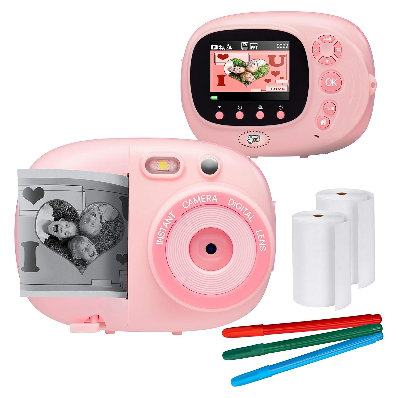 Cámara Instantánea Creativa Sunny & Fun 5MP Rosa para Niños