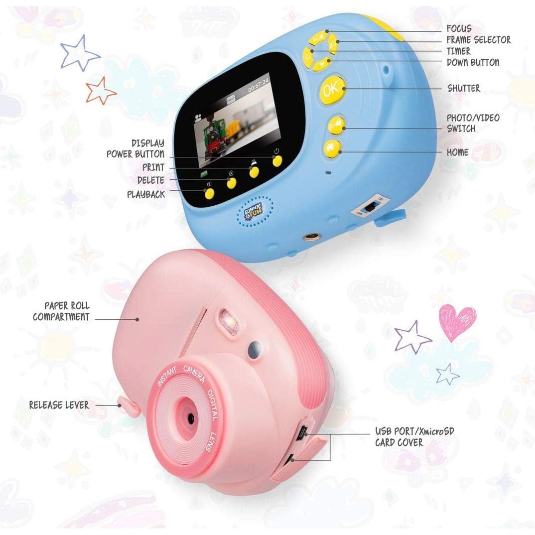 Cámara Instantánea Creativa Sunny & Fun 5MP Rosa para Niños