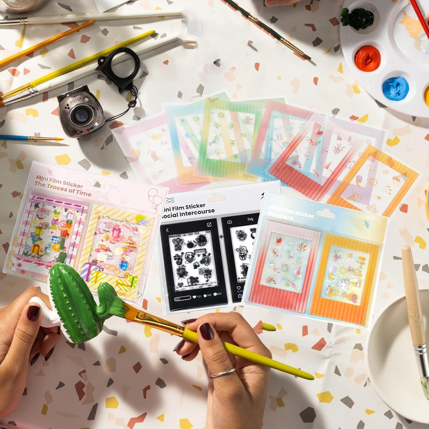 Pegatinas de borde WOGOZAN para fotos FujiFilm Instax Mini 60 pcs