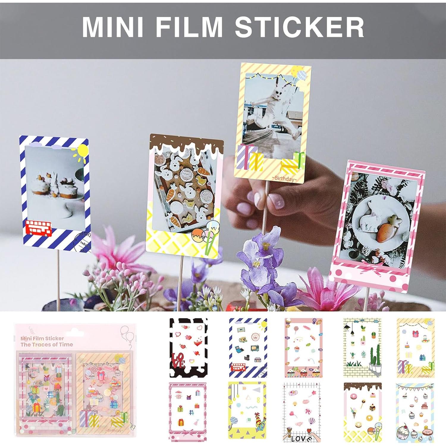 Pegatinas de borde WOGOZAN para fotos FujiFilm Instax Mini 60 pcs