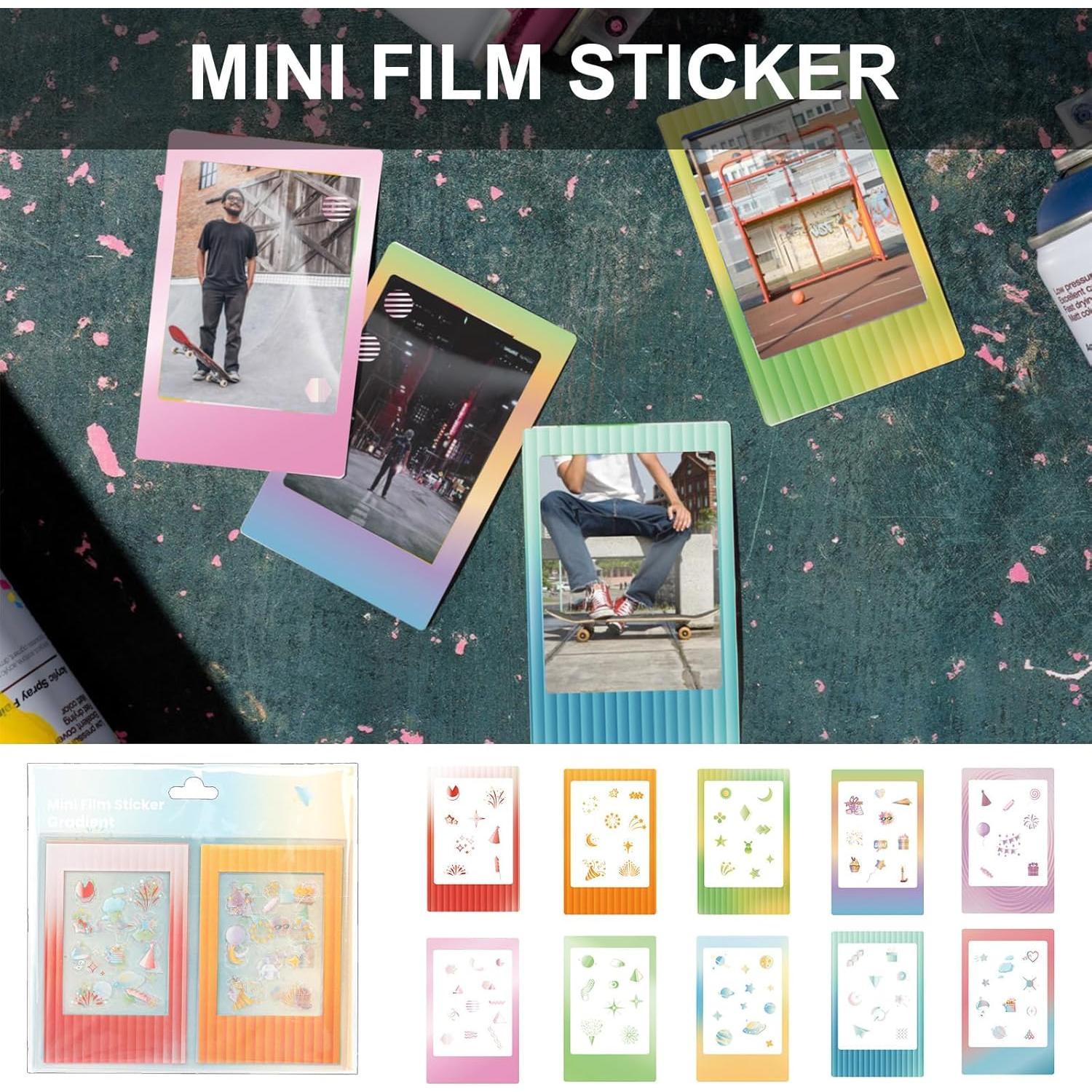 Pegatinas de borde WOGOZAN para fotos FujiFilm Instax Mini 60 pcs