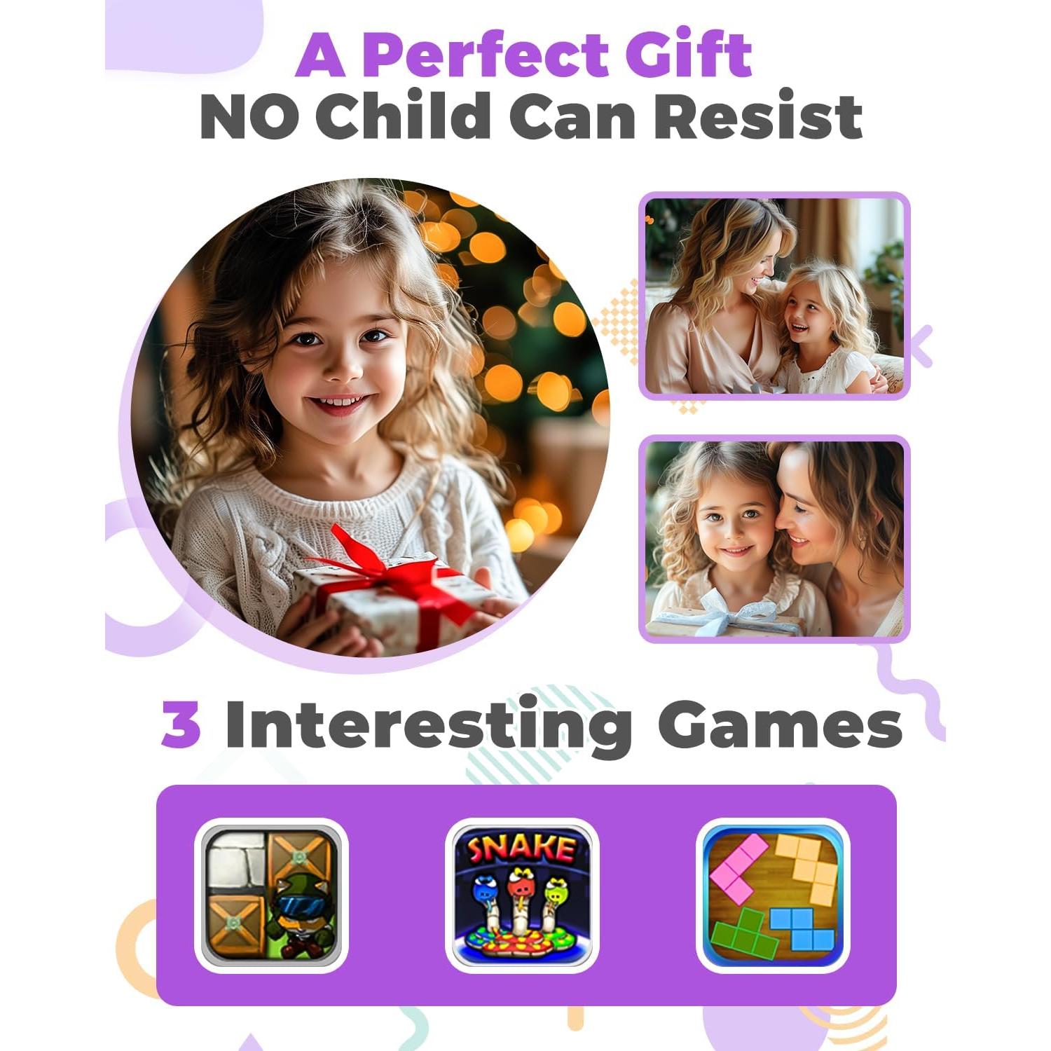 Cámara Instantánea YTETCN para Niños 48MP 1080P con Papel