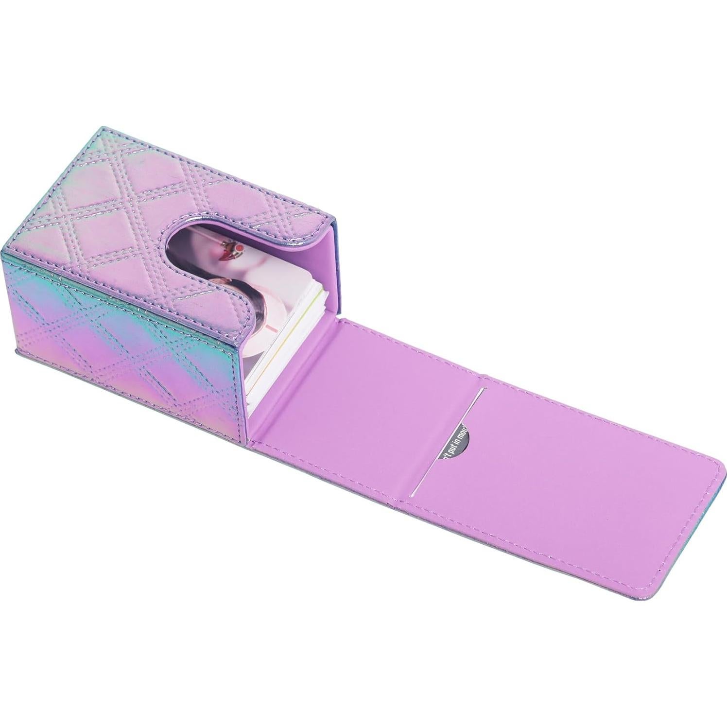 Caja de Almacenamiento para Fotos Mini Leonuliy Azul Púrpura